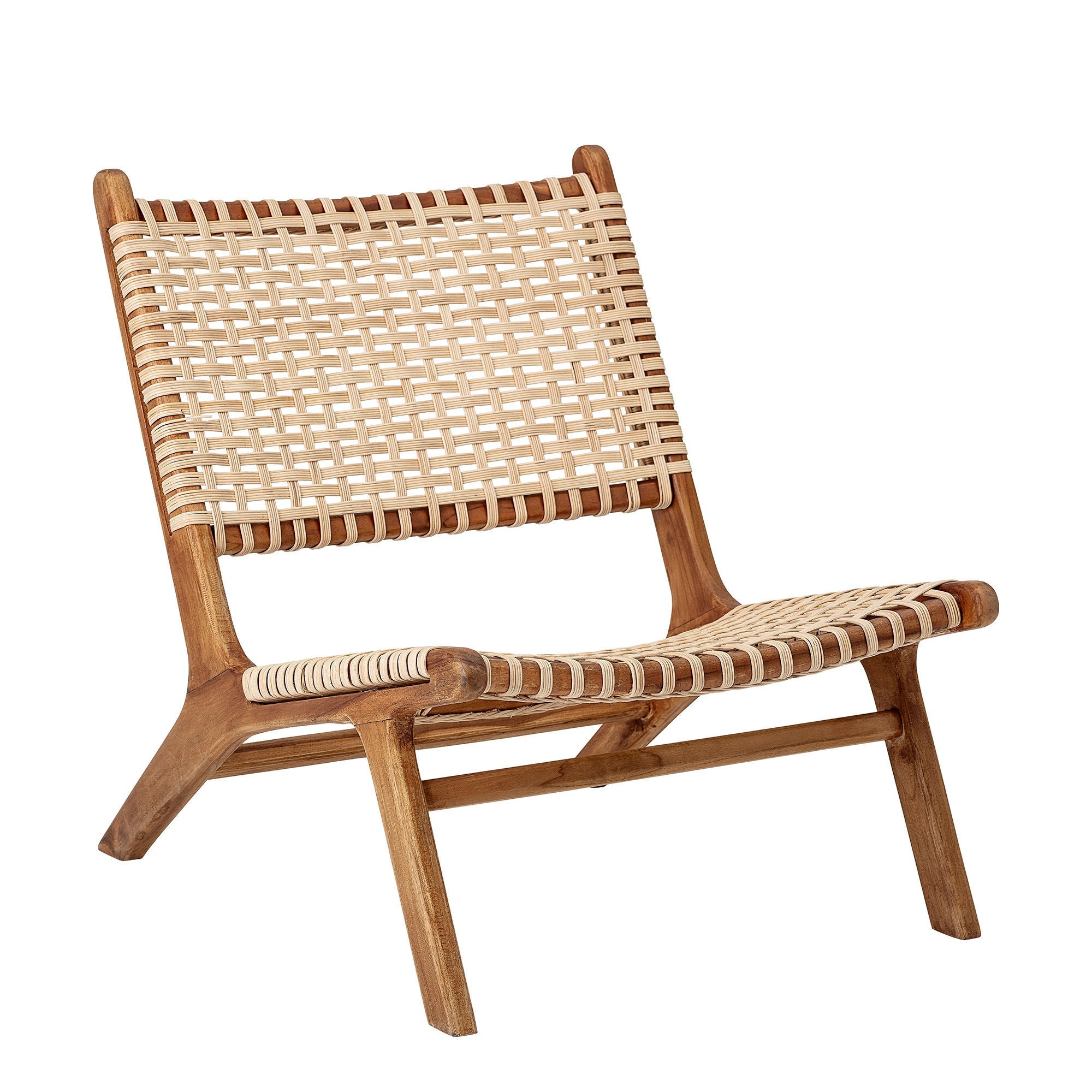 Bloomingville Keila Lounge stol, natur, teak