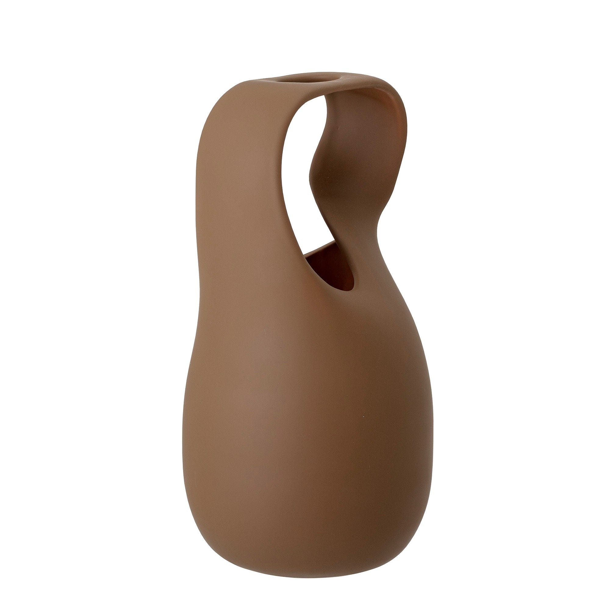 Bloomingville Nicita Vase, Brown, Stoneware