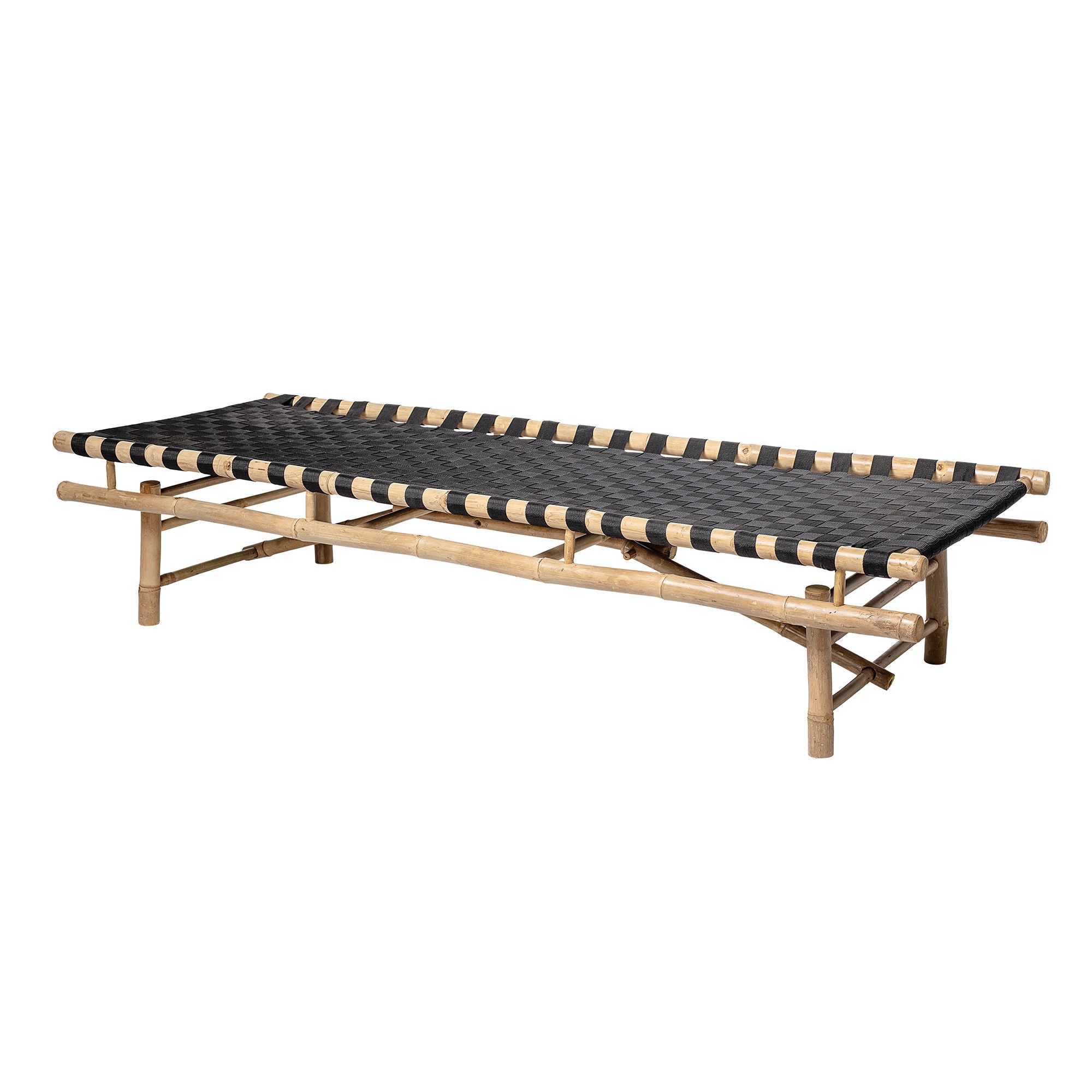 Bloomingville Vida Daybed, noir, bambou