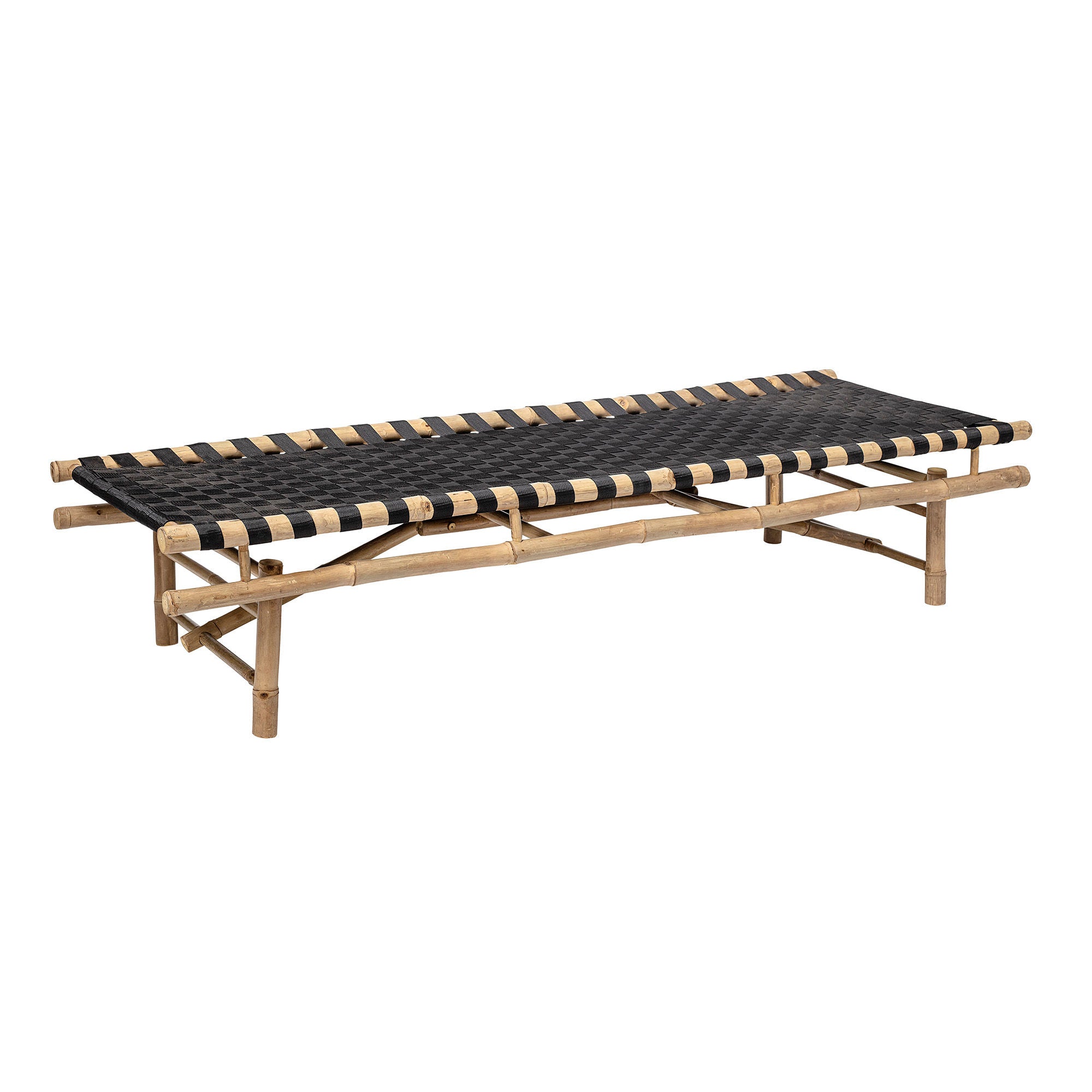 Bloomingville Vida Daybed, noir, bambou