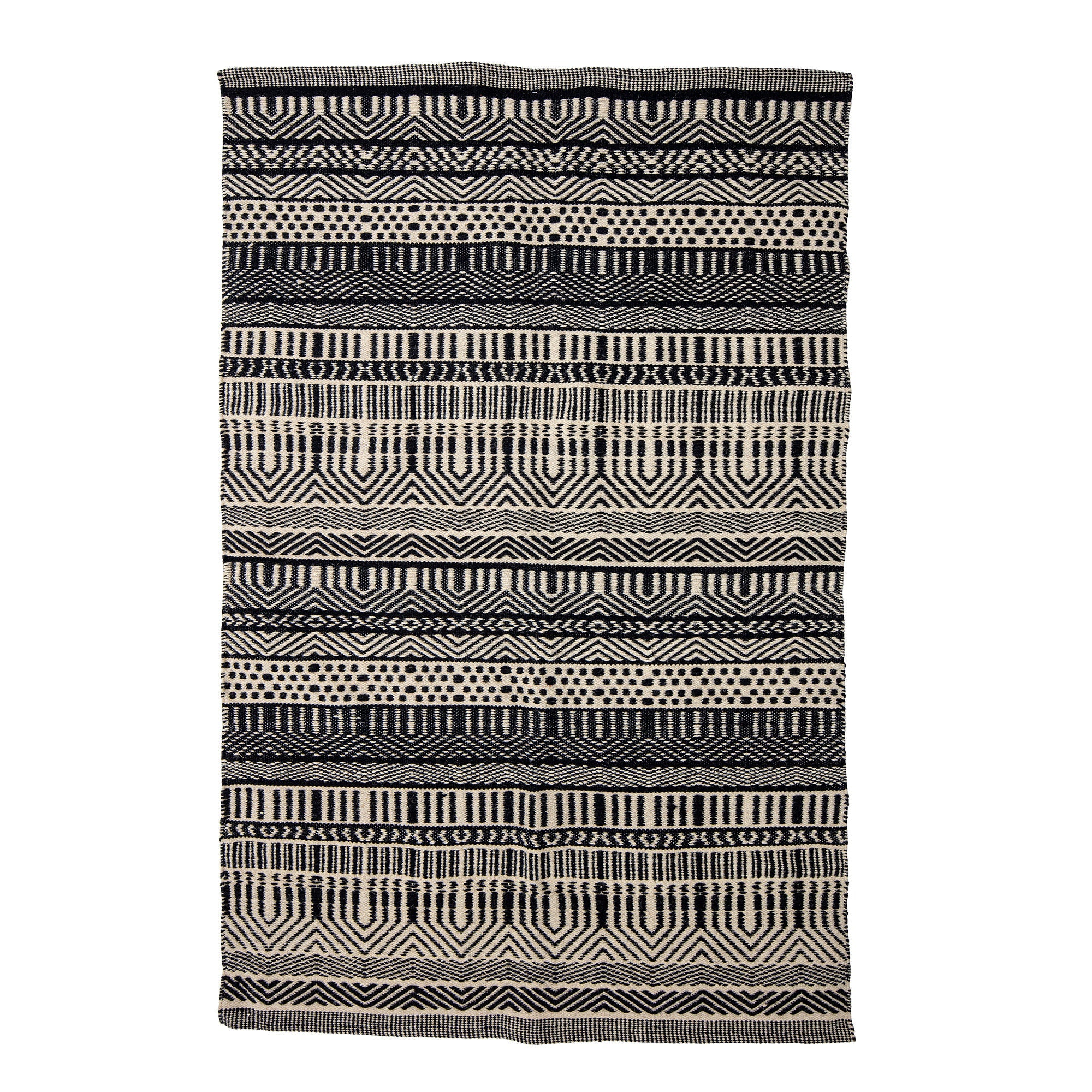 Bloomingville Joob Rug, preto, lã