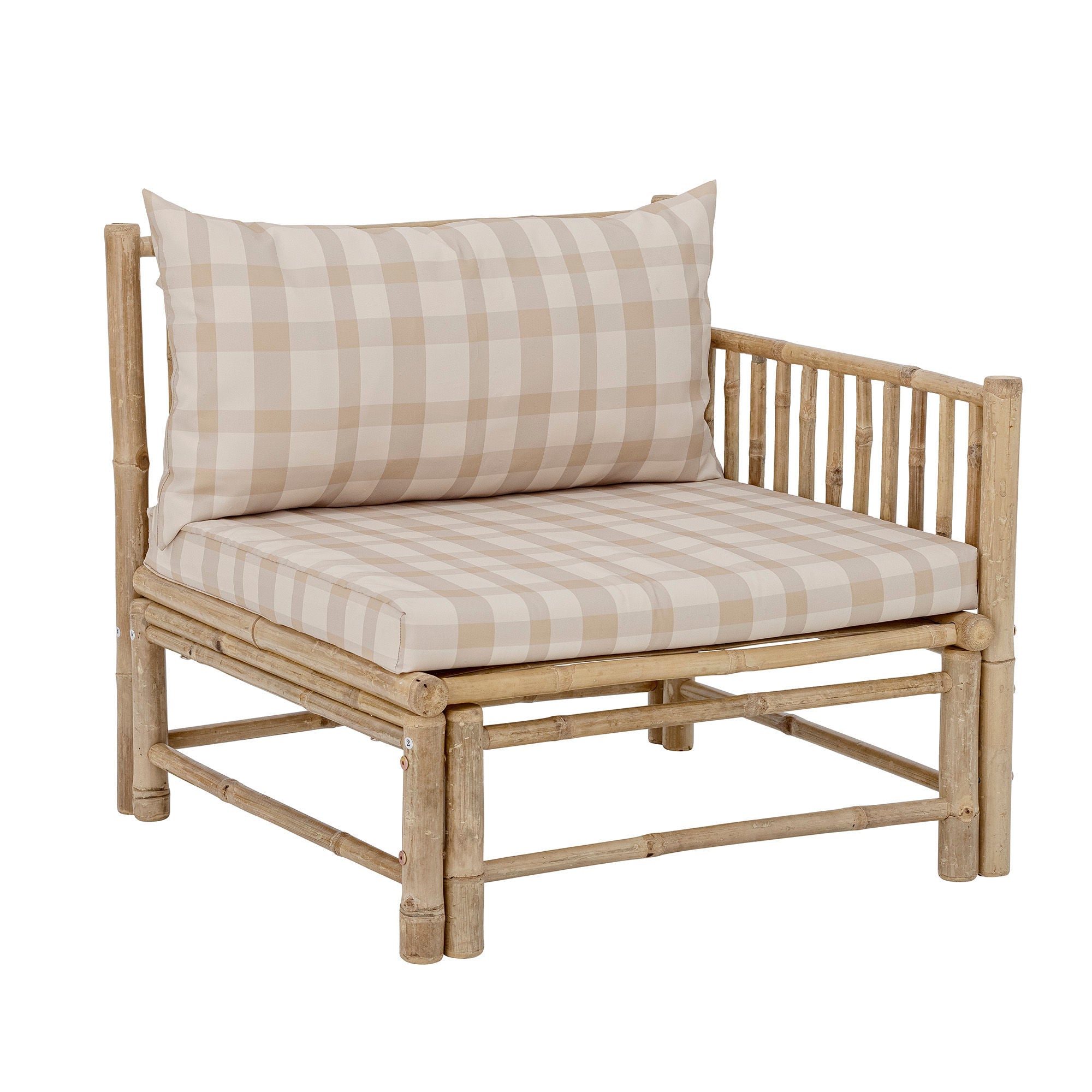 Bloomingville Korfu Module Sofa Rechterhoek, Natuur, Bamboo