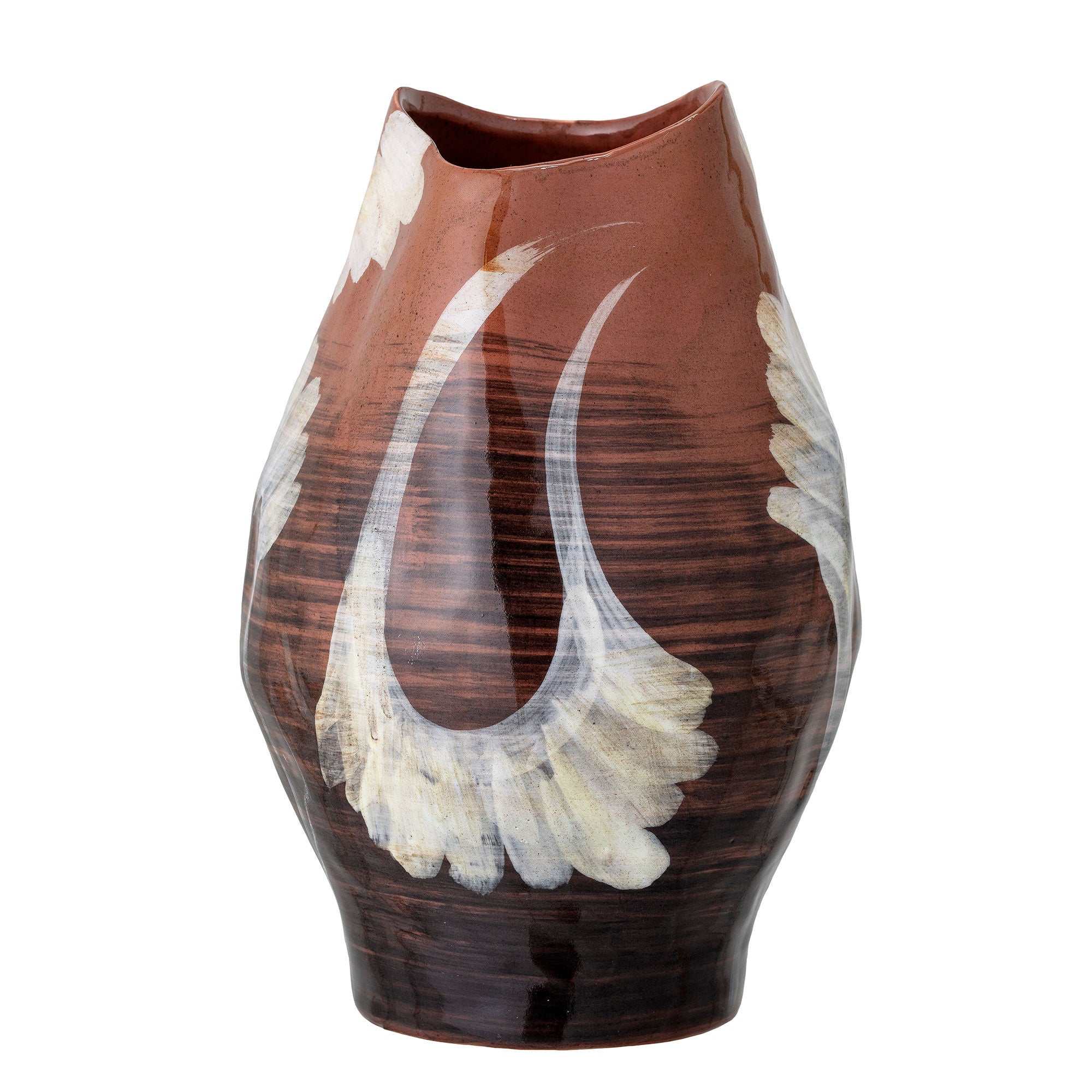 Bloomingville Obsa Vase, Brown, steengoed