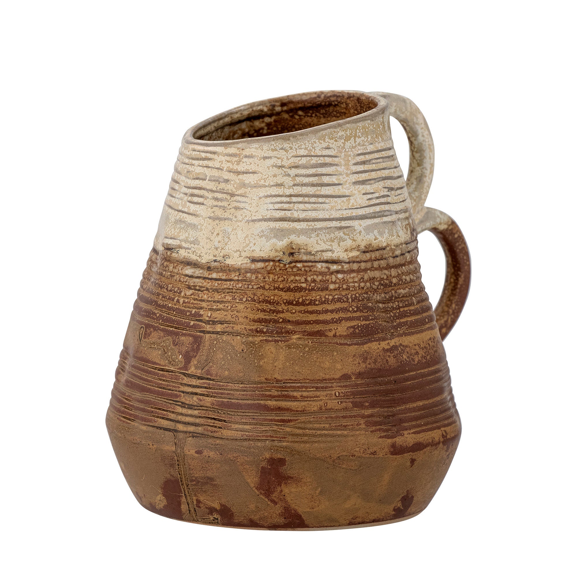 COLECCIÓN CREATIVA RISA VASE, BROWN, Stoneware