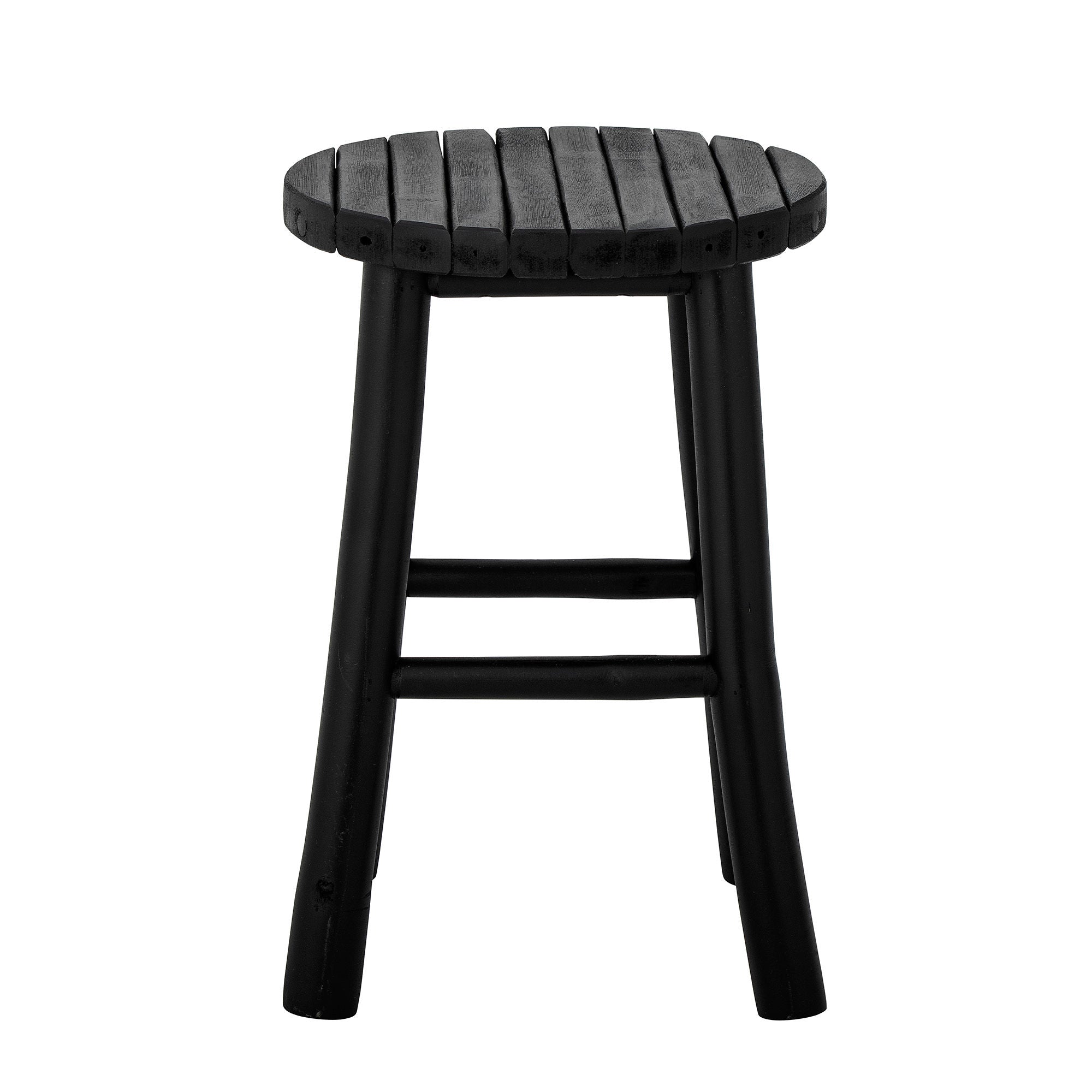 Tabouret de bilbo Bloomingville, noir, bambou