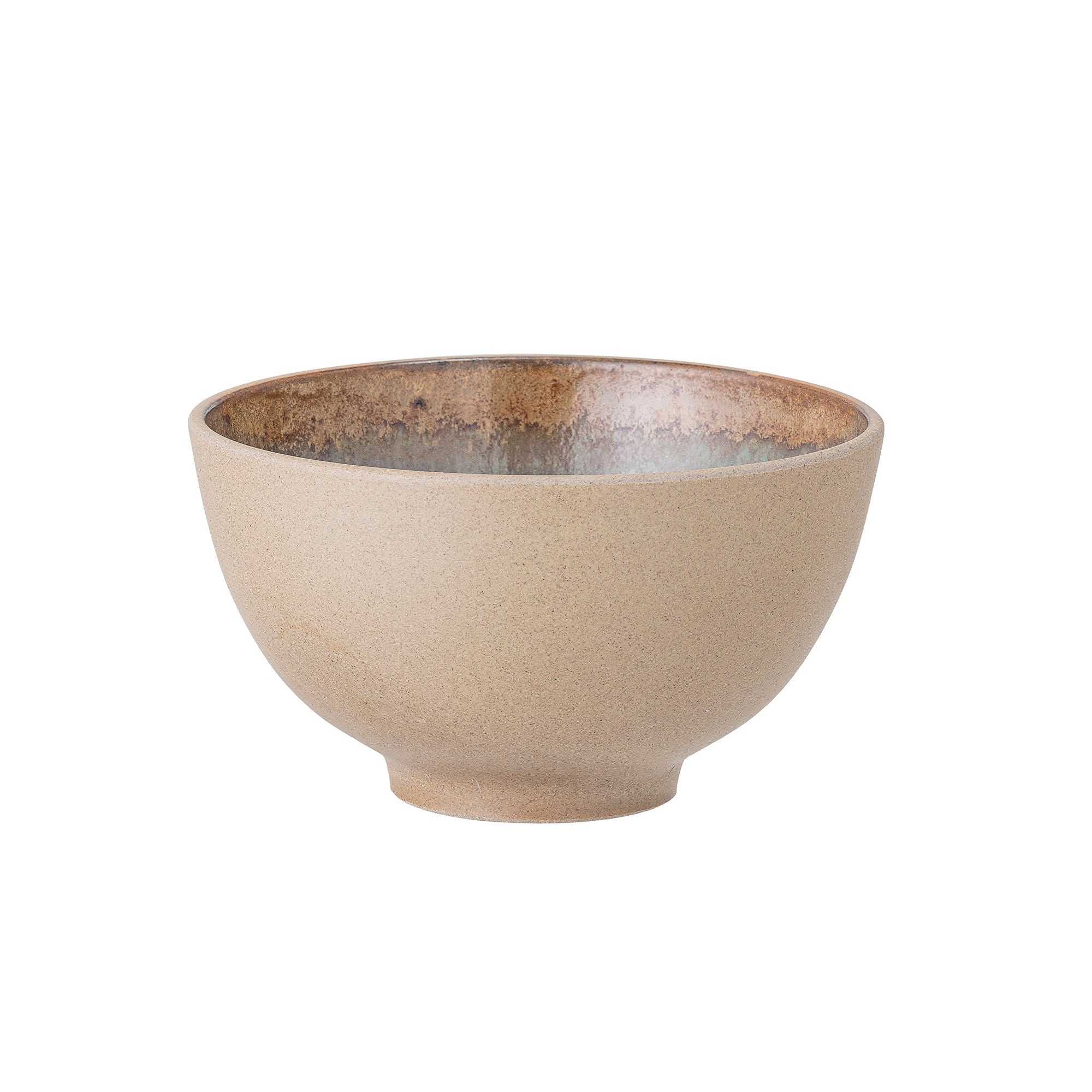 Bloomingville Lee Bowl met deksel, natuur, steengoed