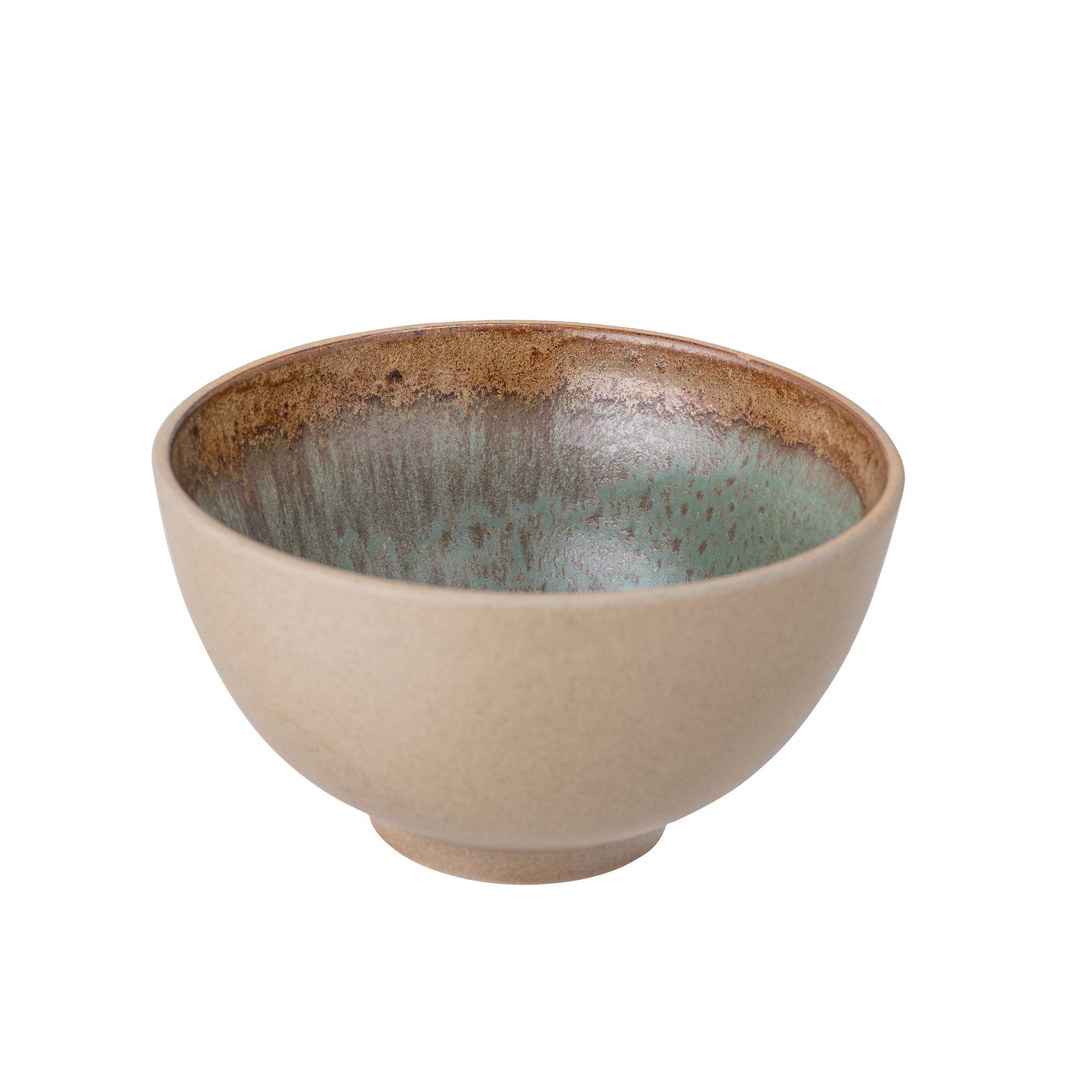 Bloomingville Lee Bowl met deksel, natuur, steengoed