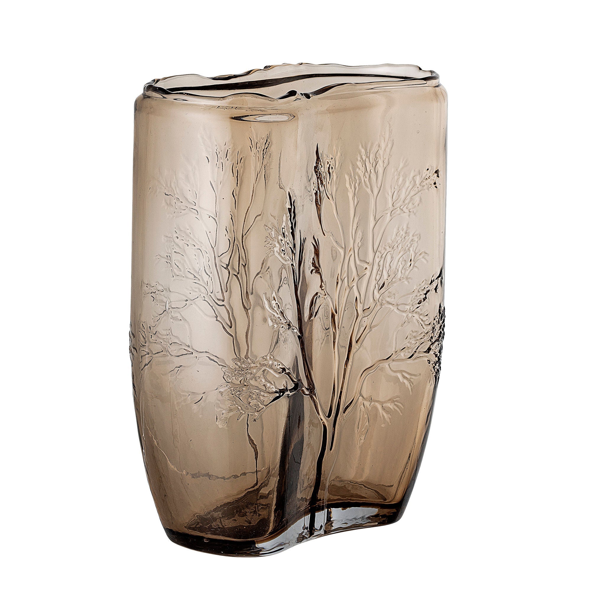 Vaso de Bloomingville Jara, marrom, vidro