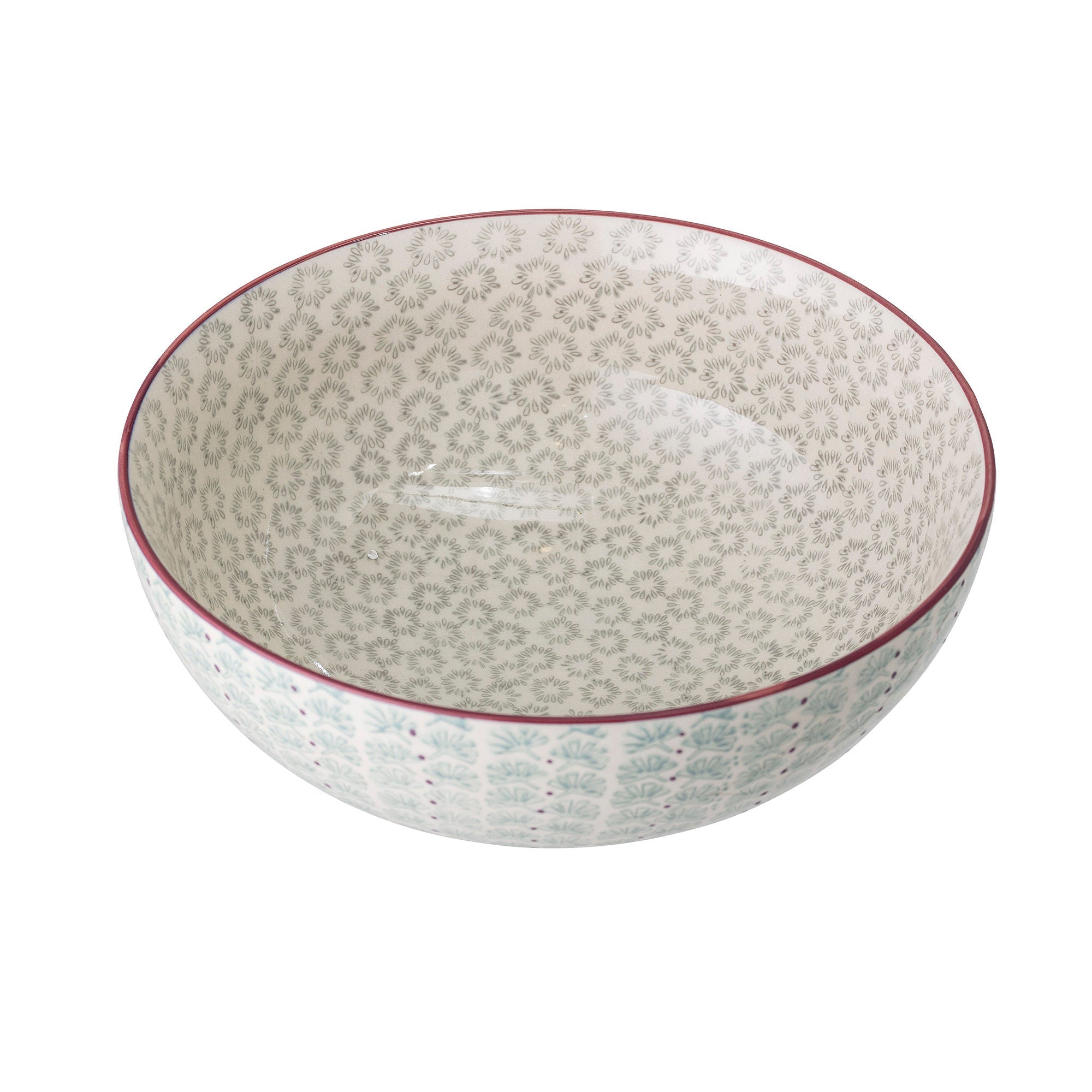 Bloomingville Maya Bowl, Green, Stoneware