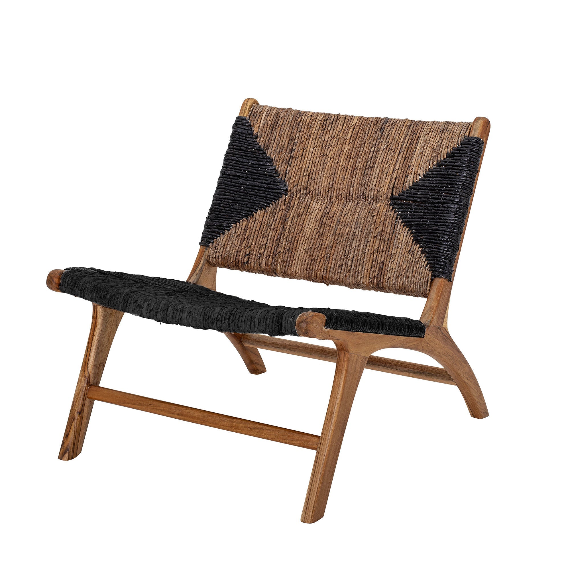 Creative Collection Grant Lounge Chair, preto, teca