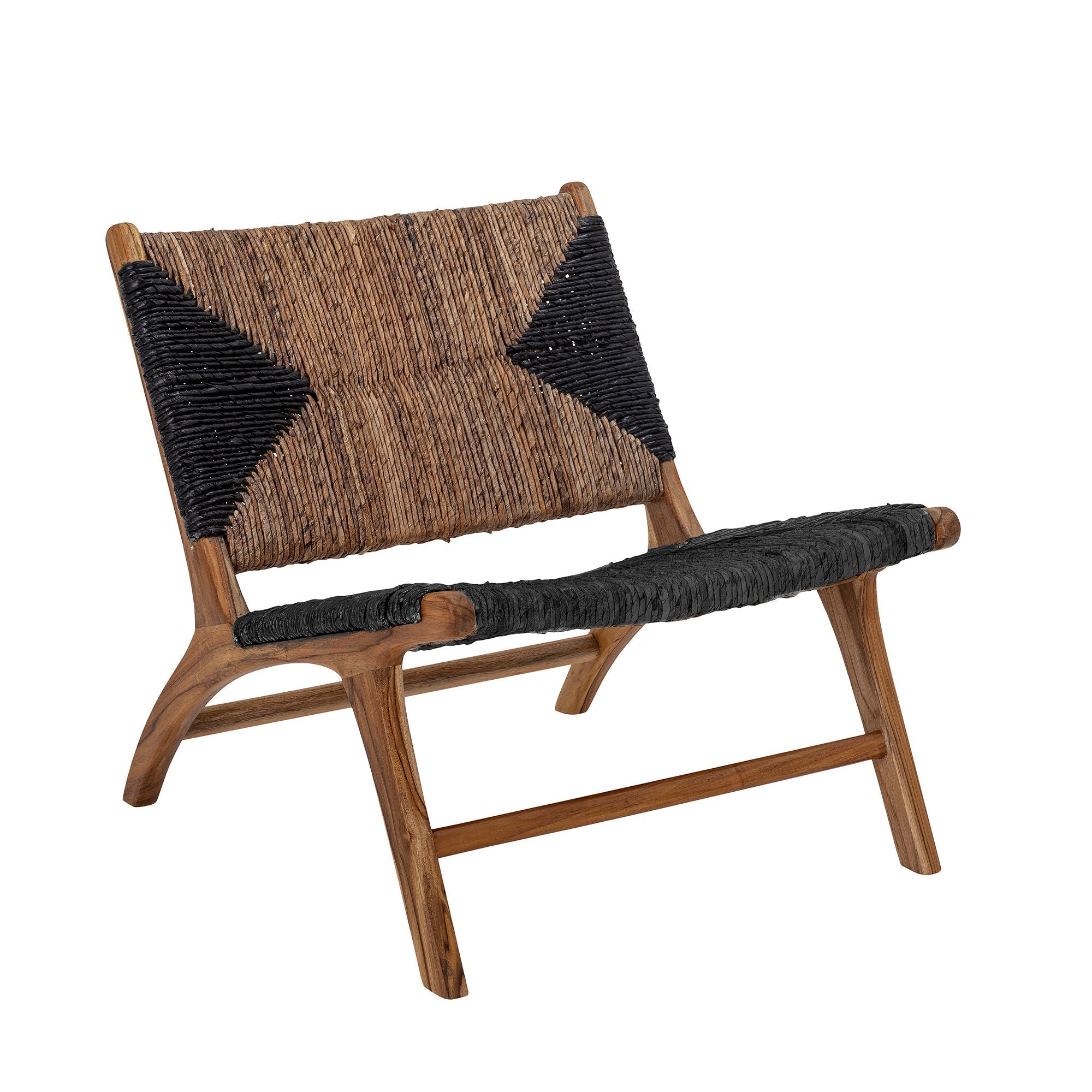 Creative Collection Grant Lounge Chair, preto, teca