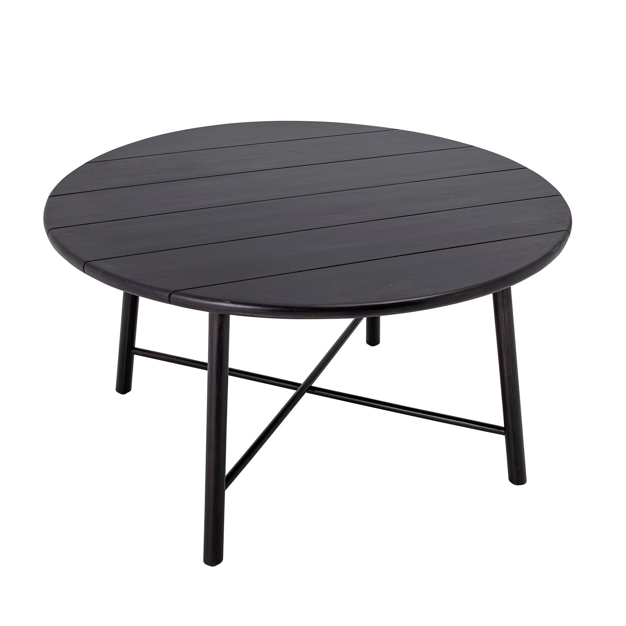 Collection créative Lope Dining Table, Black, Acacia