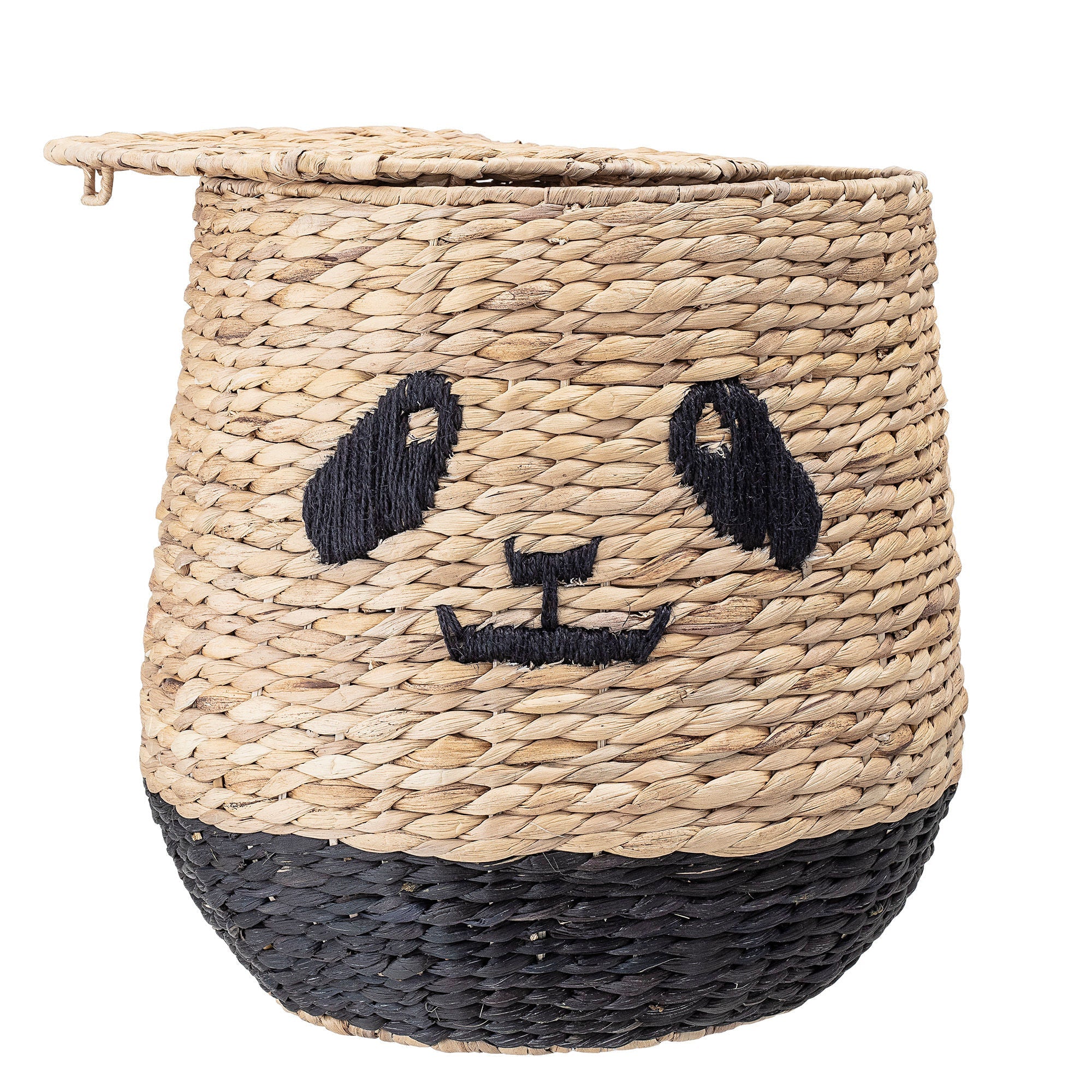 Bloomingville Mini YouL Basket met deksel, natuur, waterhyacint