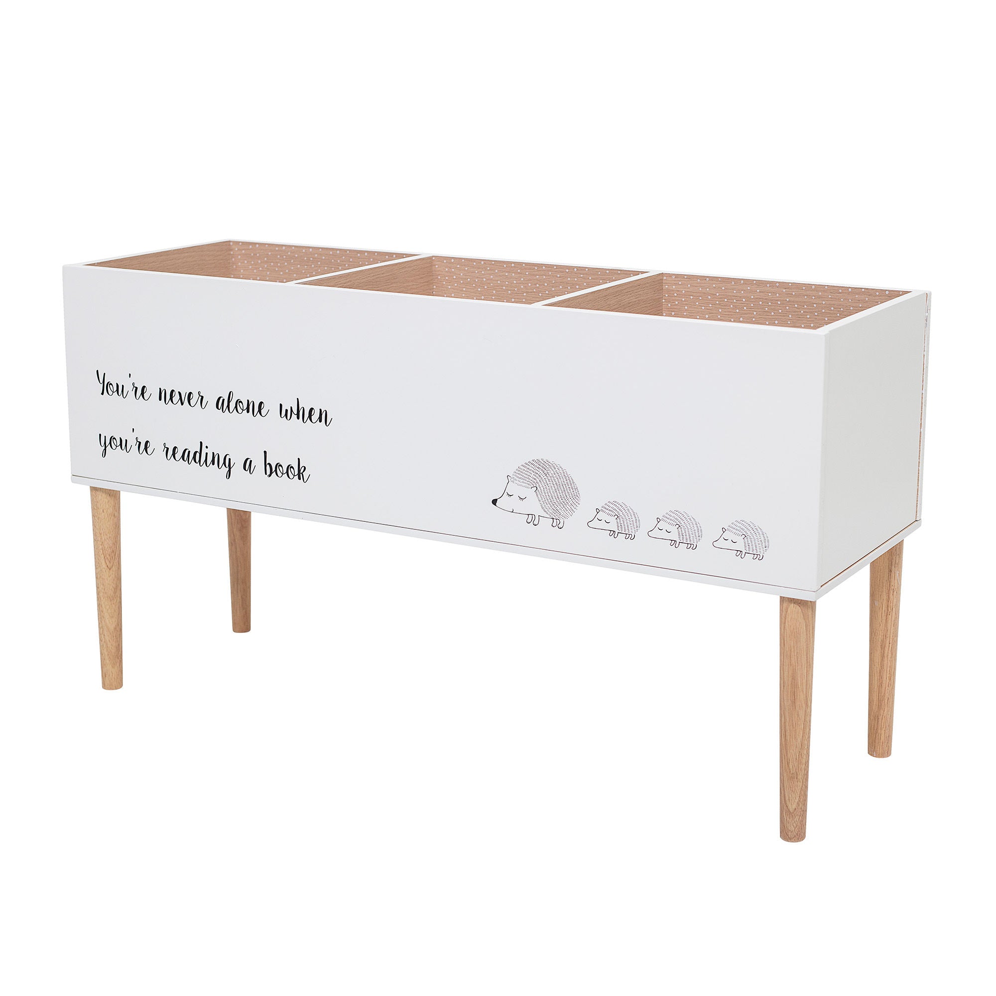 Bloomingville MINI Salam Book Stand, White, MDF