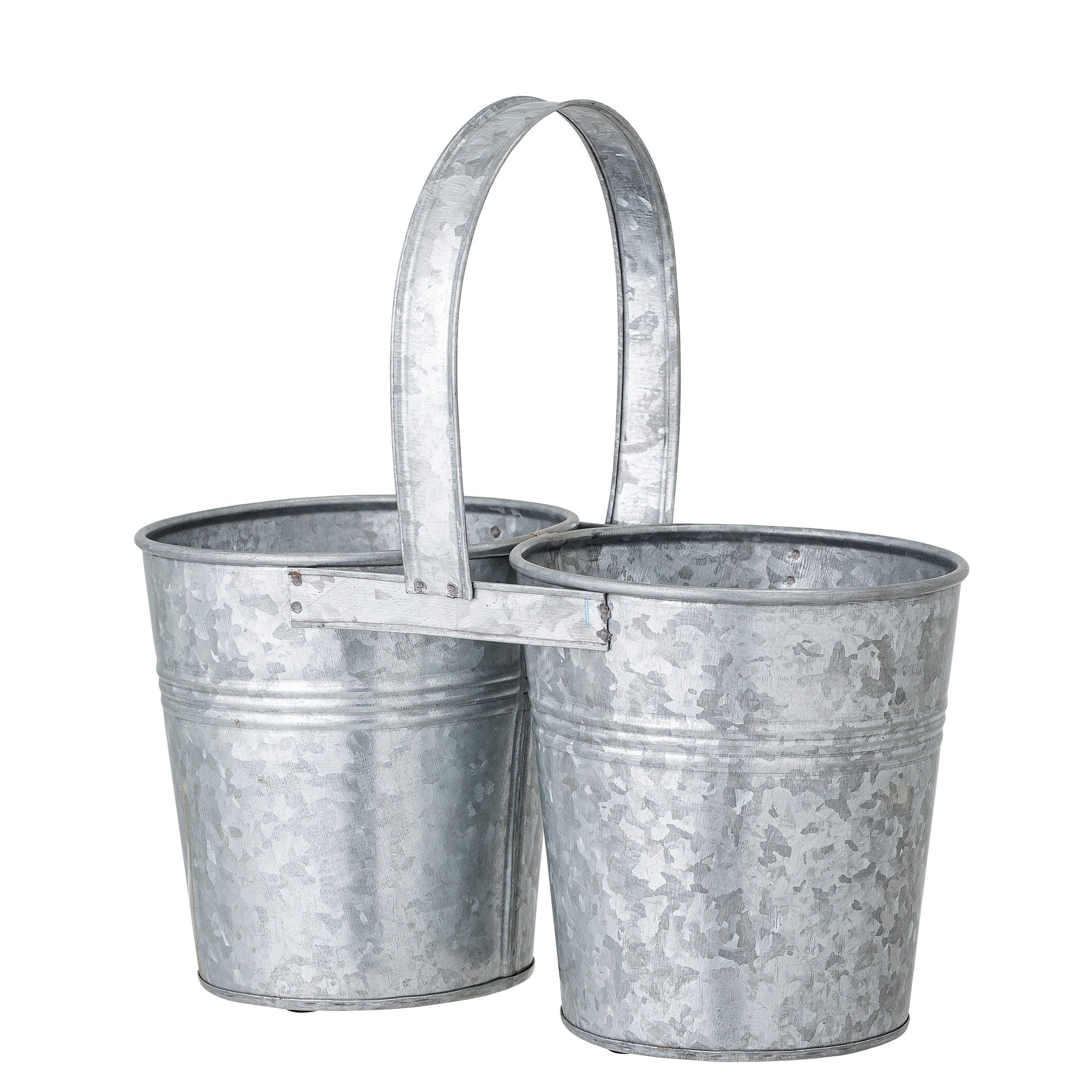 Bloomingville Jessy Flowerpot, cinza, ferro galvanizado