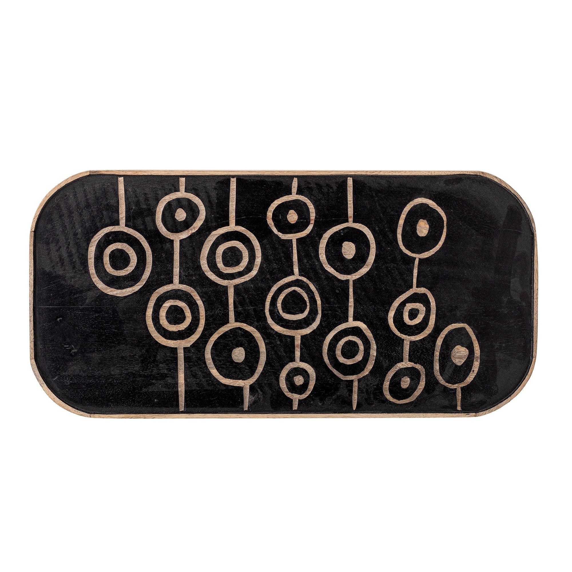 Creative Collection Lat Tray, Black, Mango