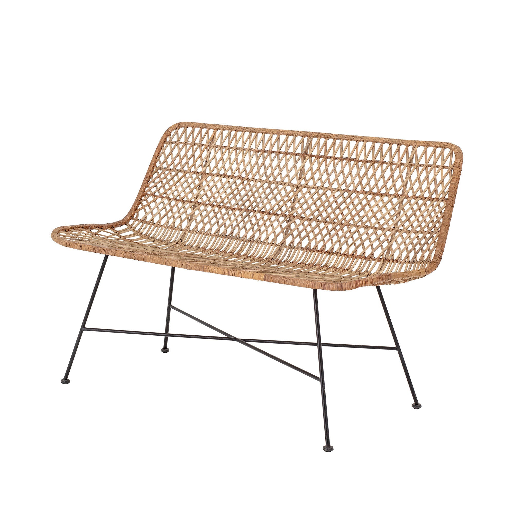 Bloomingville Hallie Bench, Natur, Rattan