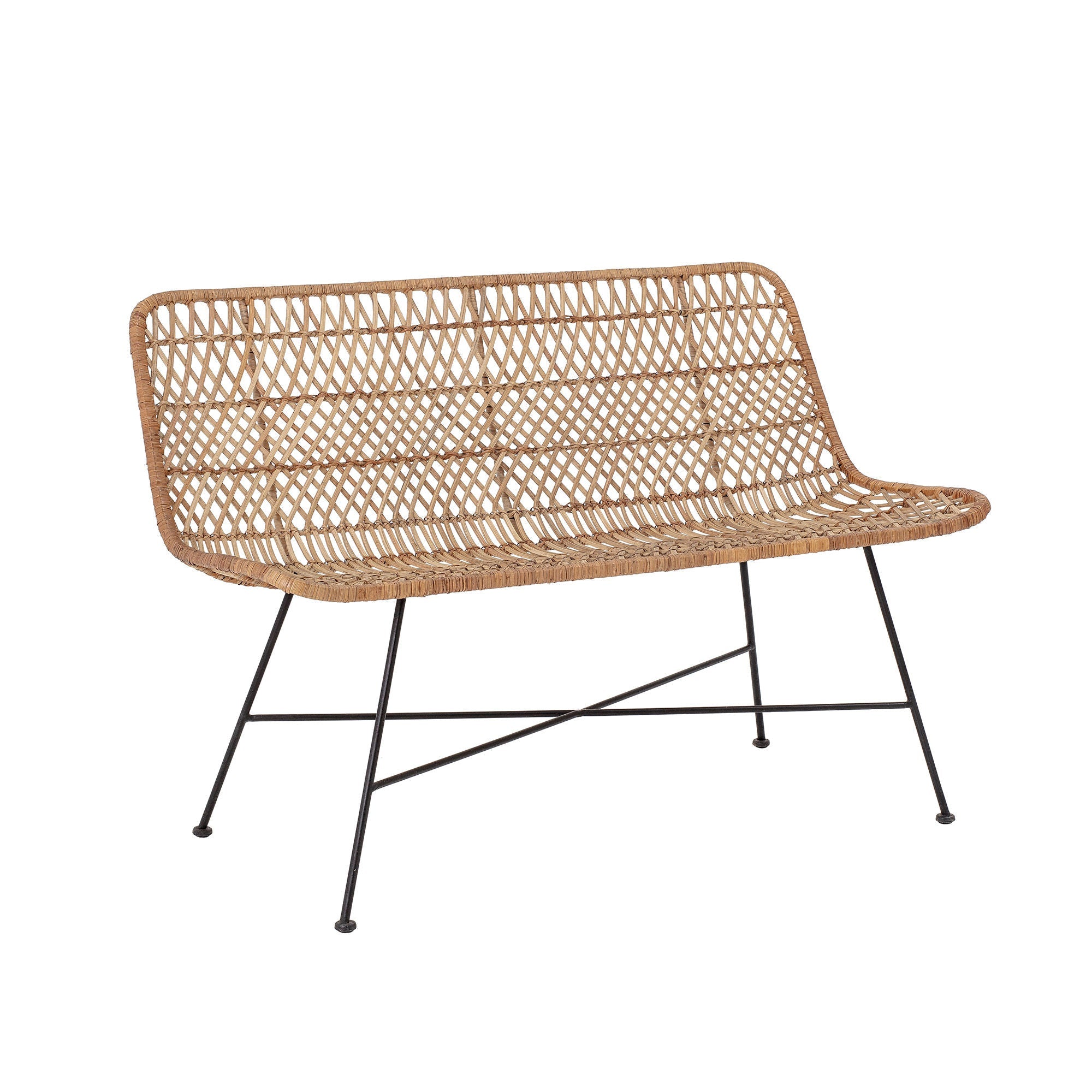 Bloomingville Hallie Bench, Natur, Rattan