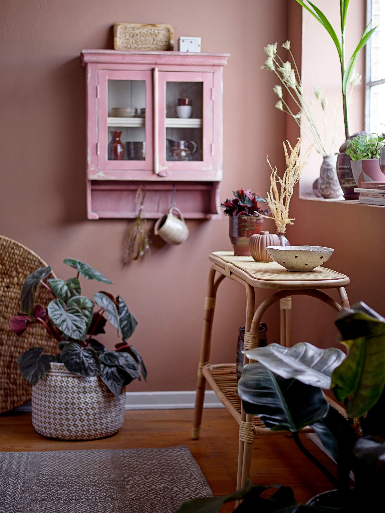 Creatieve verzameling Thenna Console Table, Nature, Rattan