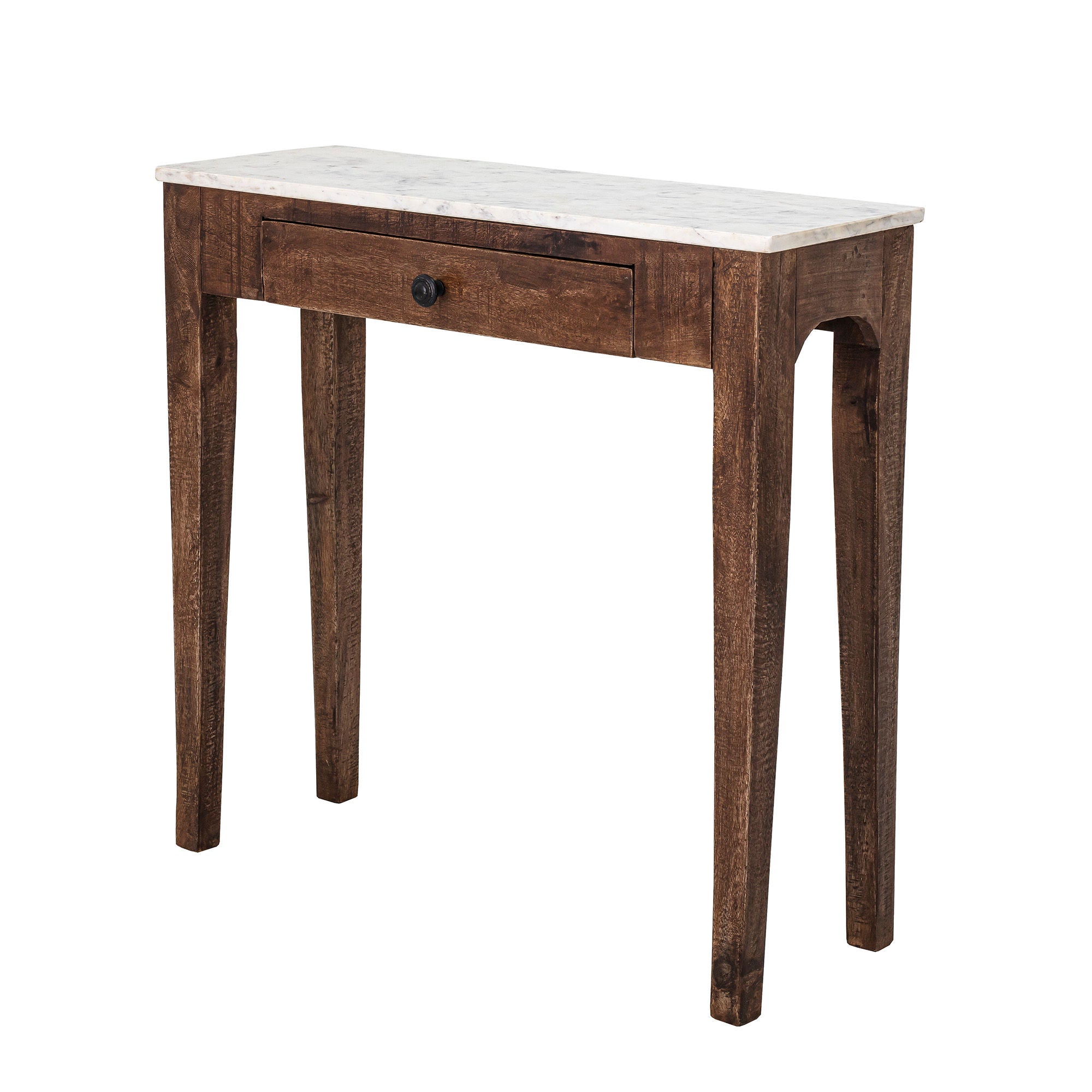 Collection créative Table de console Hauge, marron, marbre