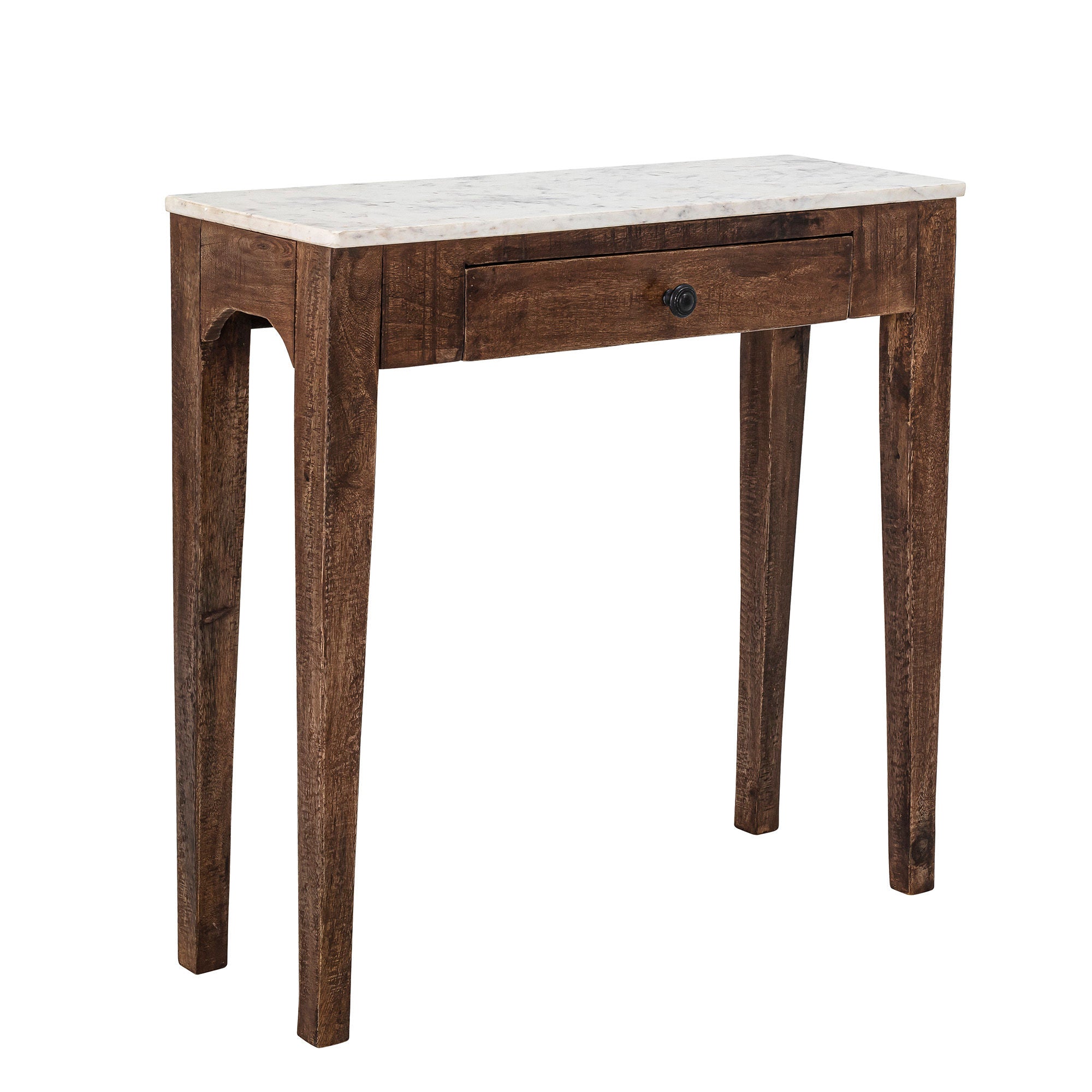 Collection créative Table de console Hauge, marron, marbre