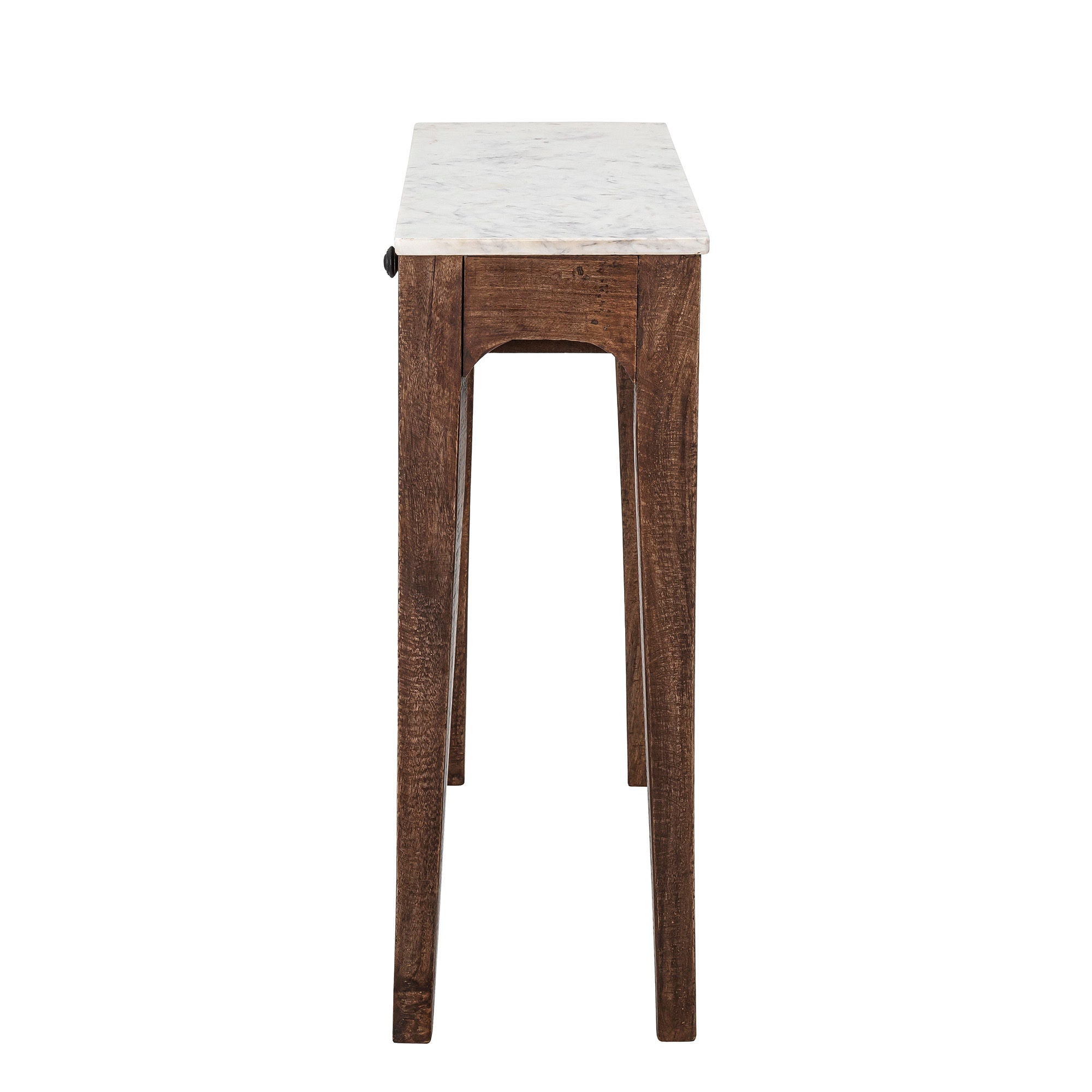 Collection créative Table de console Hauge, marron, marbre