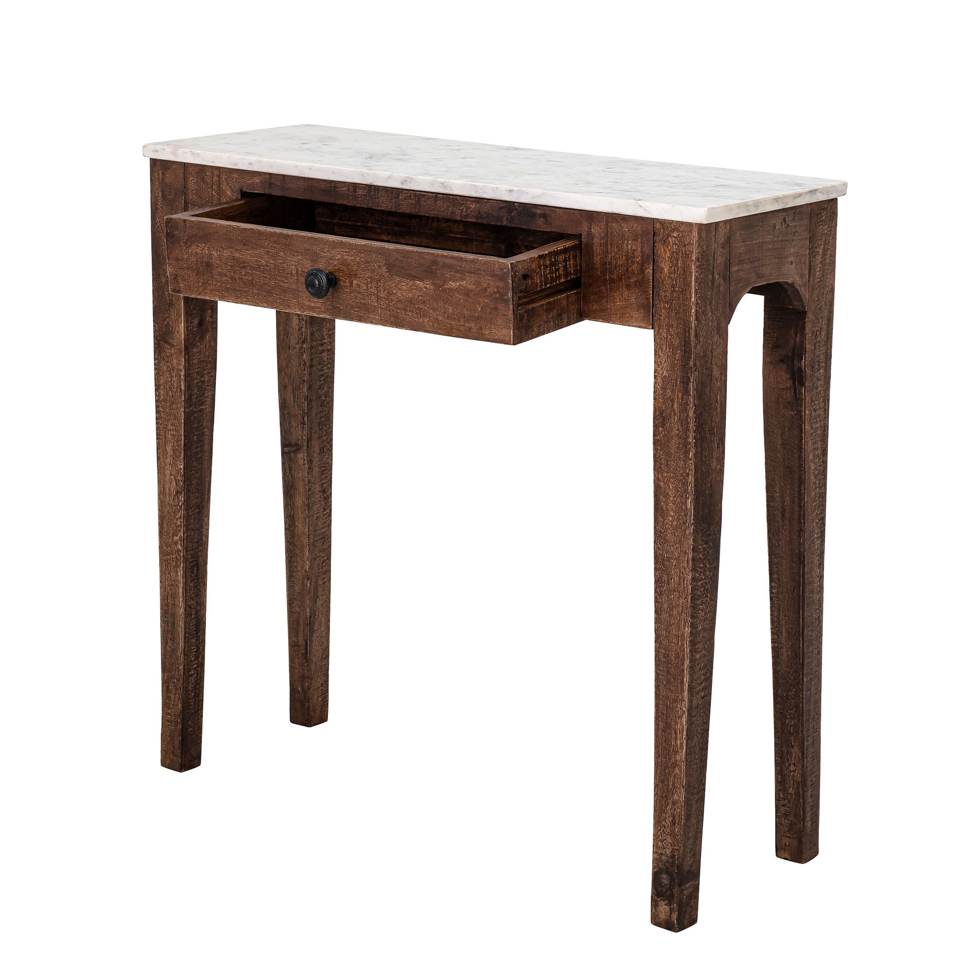 Collection créative Table de console Hauge, marron, marbre