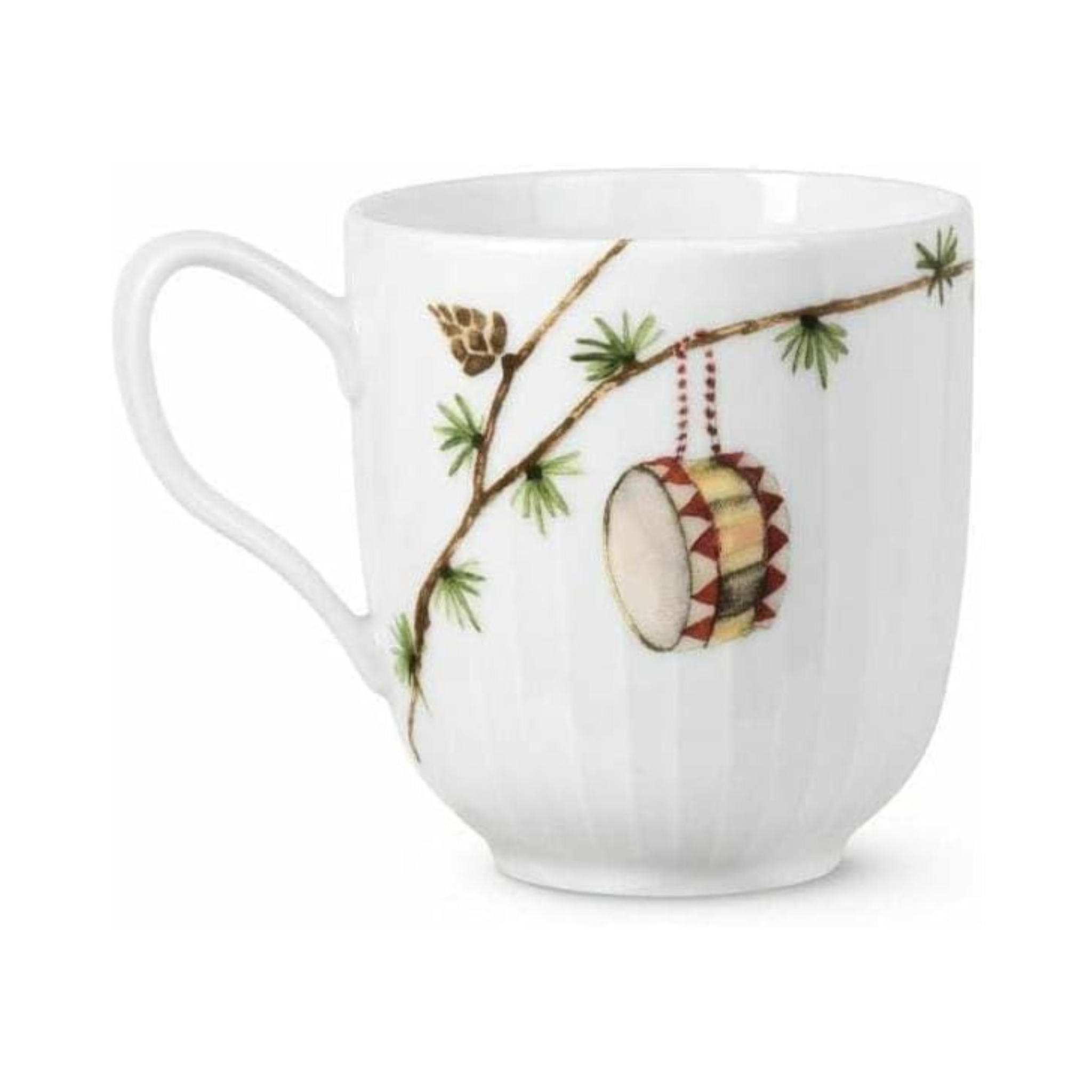 Tasse de Noël Kähler Hammershøi, blanc avec décoration