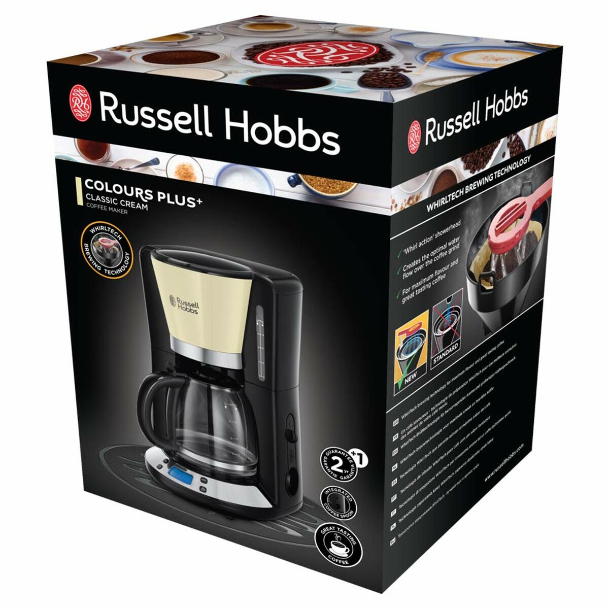 Drip Coffee Machine Russell Hobbs 24033-56 1100 W 15 Tazs Cream