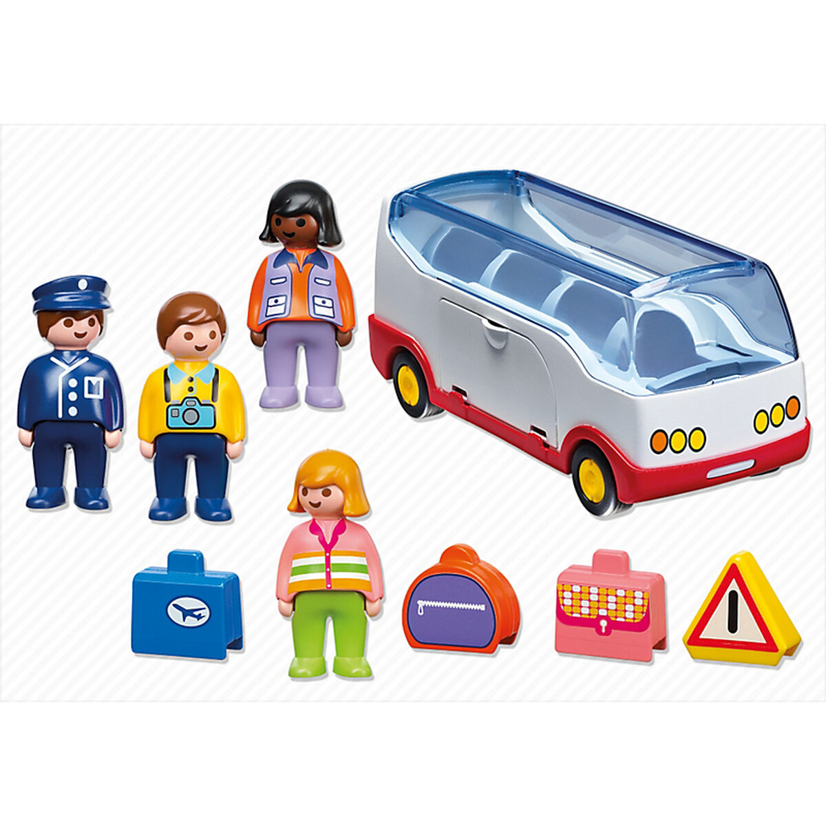 PlaySet 1.2.3 Bussplaymobil 6773 White