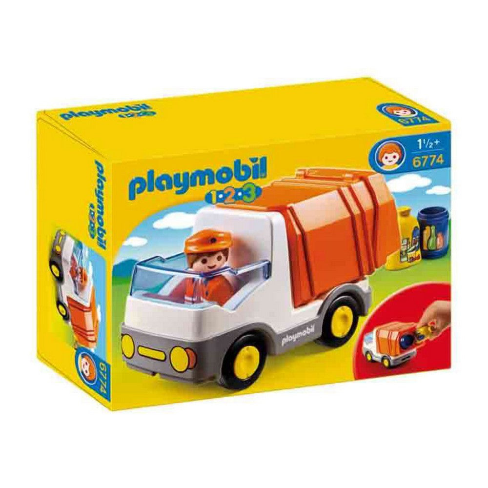 Playset Playmobil 1,2,3 Camion à ordures 6774