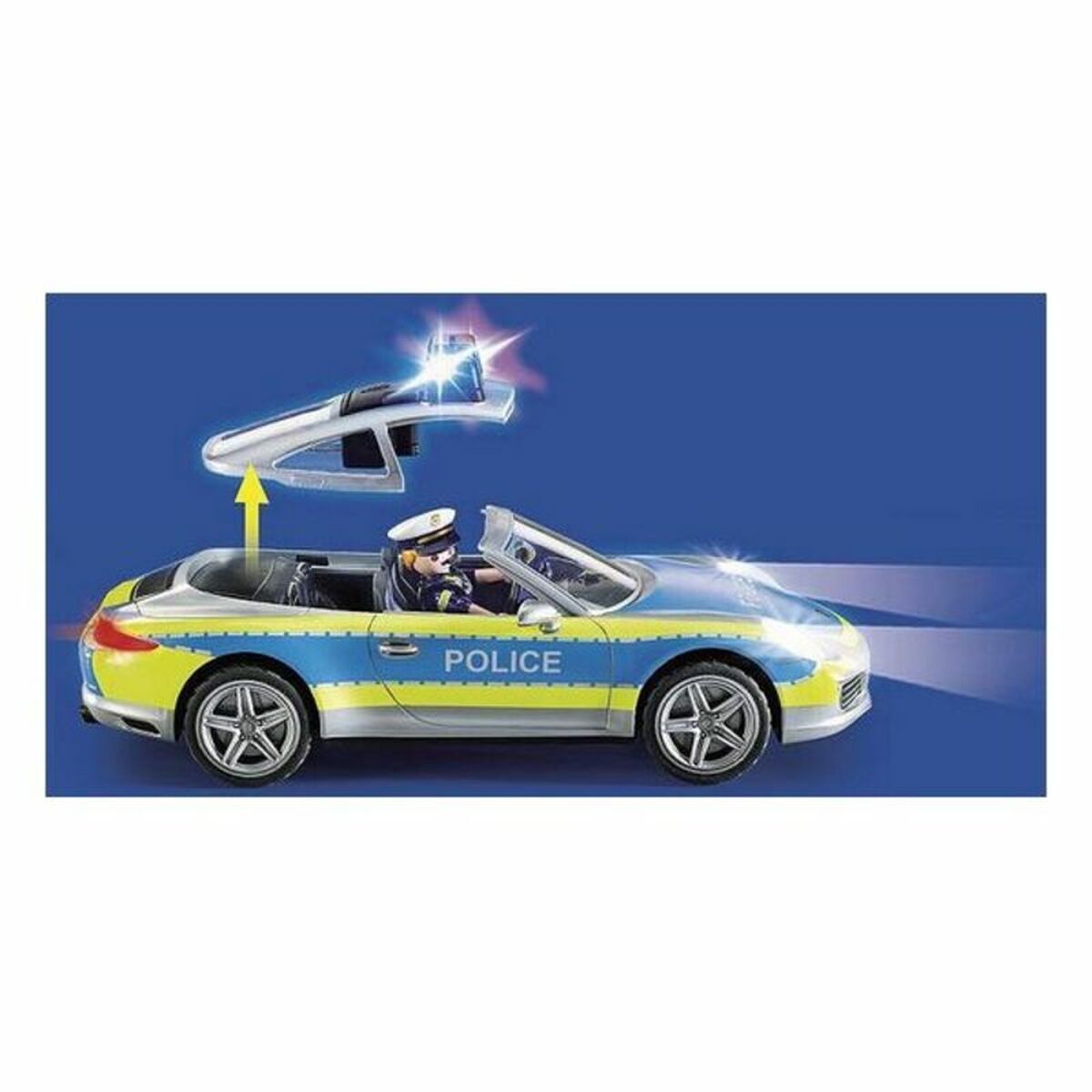 Playset Porsche 911 Carrera 4S Police Playmobil 70066 (36 PCs)