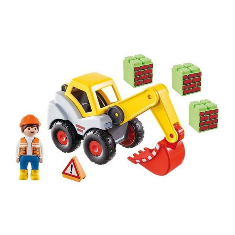 Playset 1.2.3 Construction PlayMobil 70125 (6 PC)