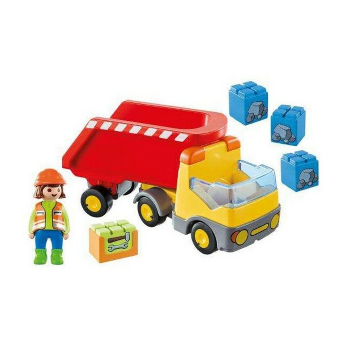 Playset 1.2.3 Construction Playmobil 70126 (6 pc)