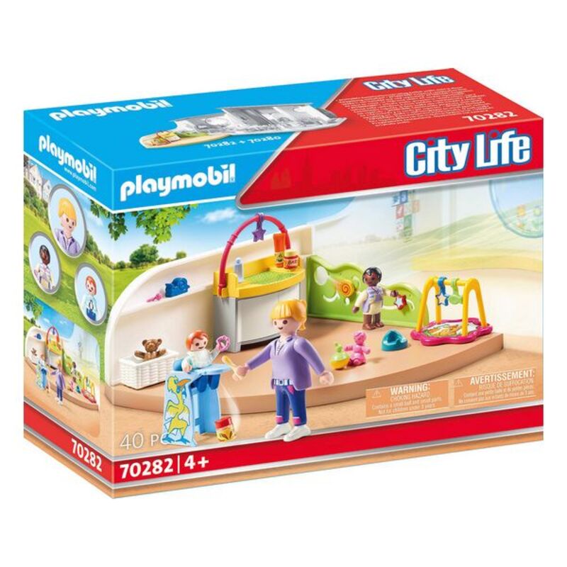 Playset City Life Baby Room Playmobil 70282 (40 PC)