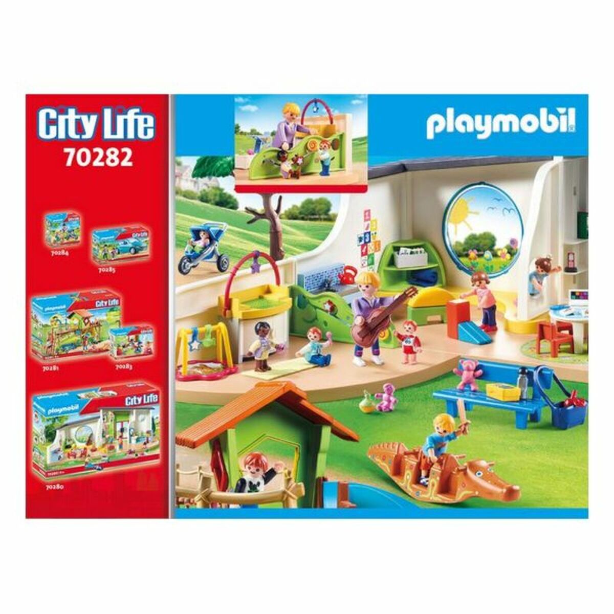 Playset City Life Baby Room Playmobil 70282 (40 stk)