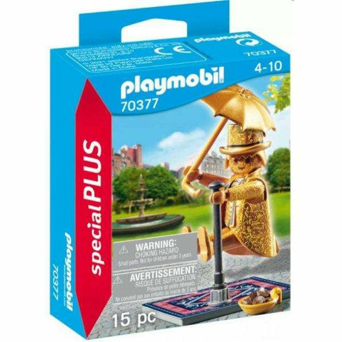 Figure Playmobil spécial spécial plus artiste de rue 70377 (15 PC)