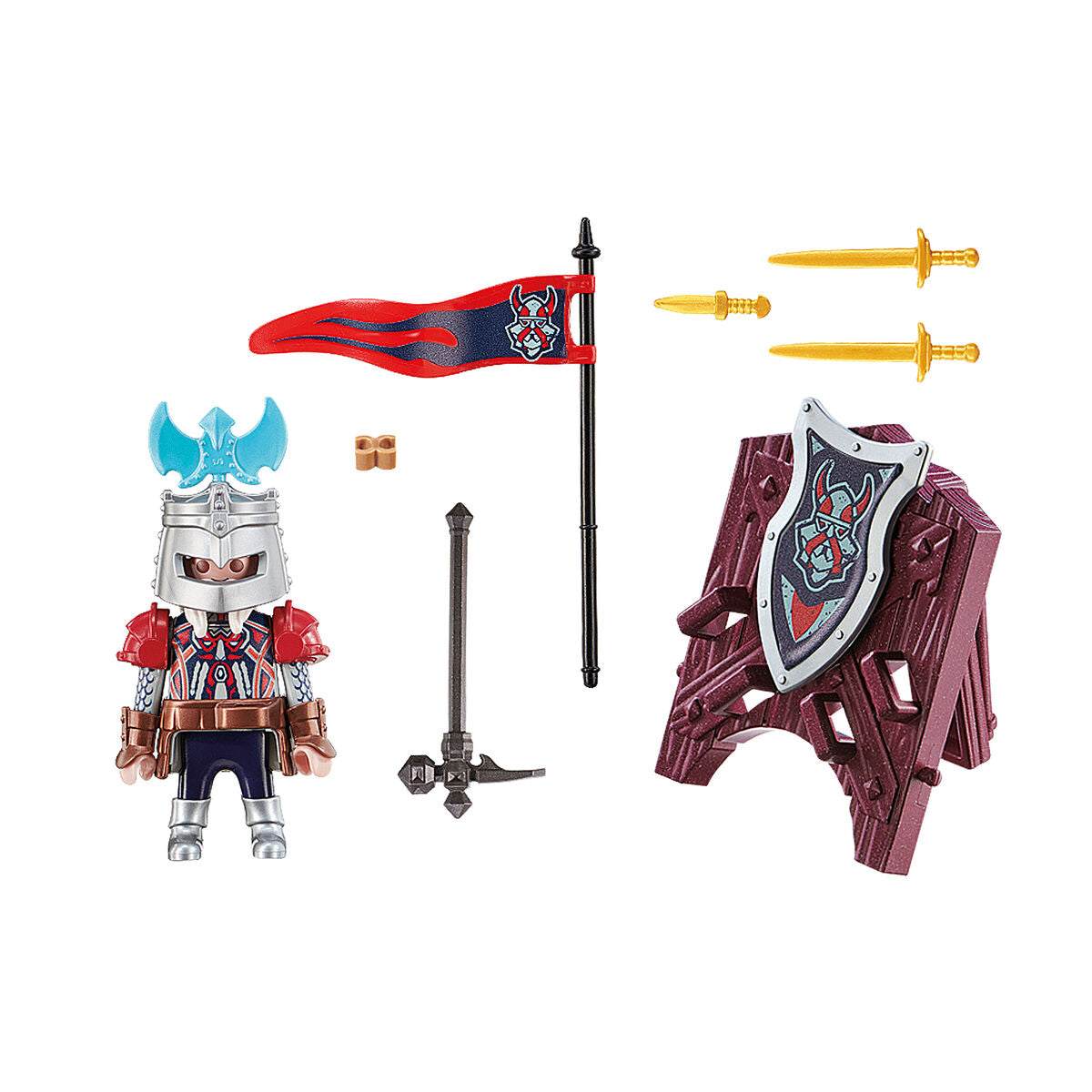 Figura articulada Playmobil 70378 Medieval Knight 70378 (17 PC)