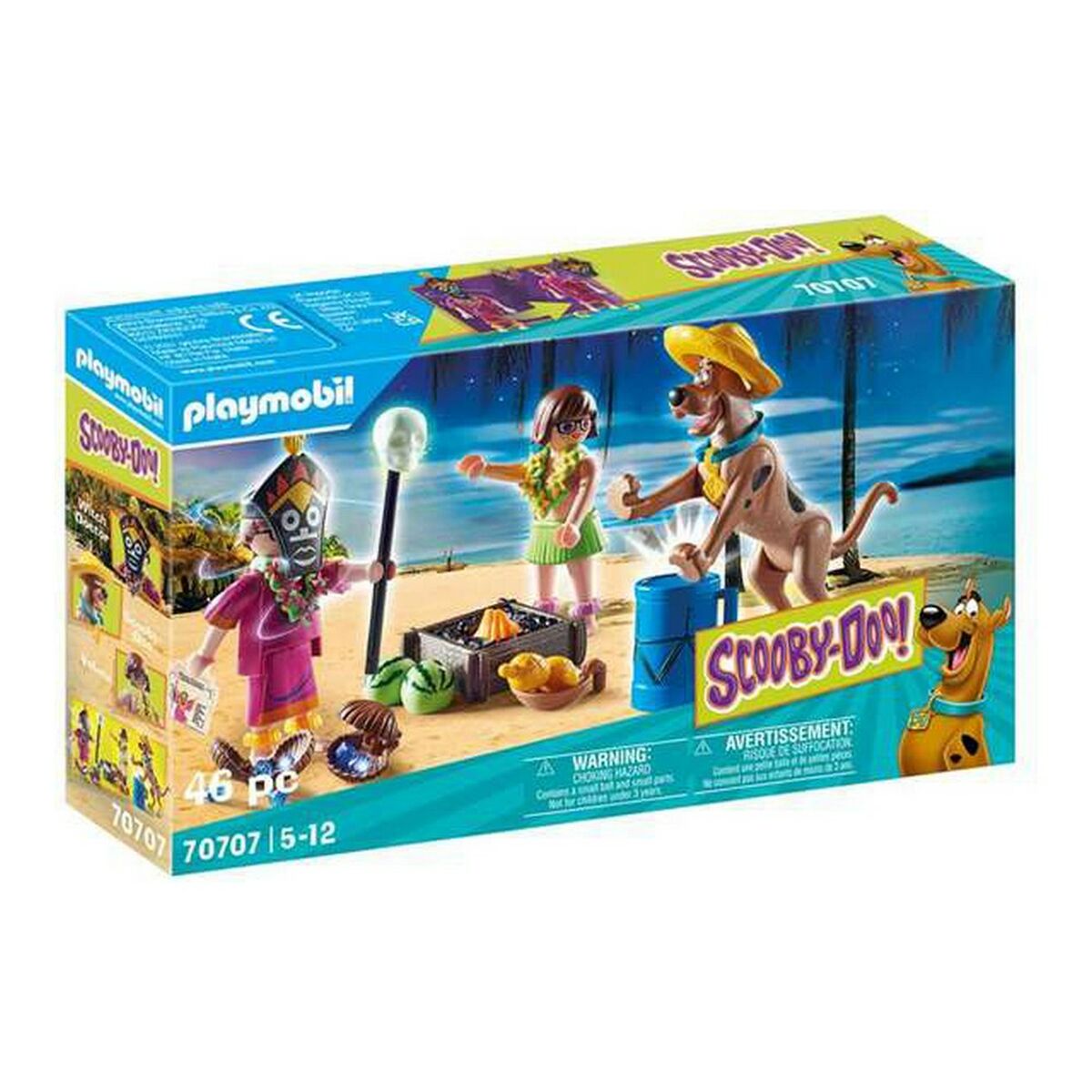 Playset Scooby Doo Aventure med Witch Doctor Playmobil 70707 (46 stk)