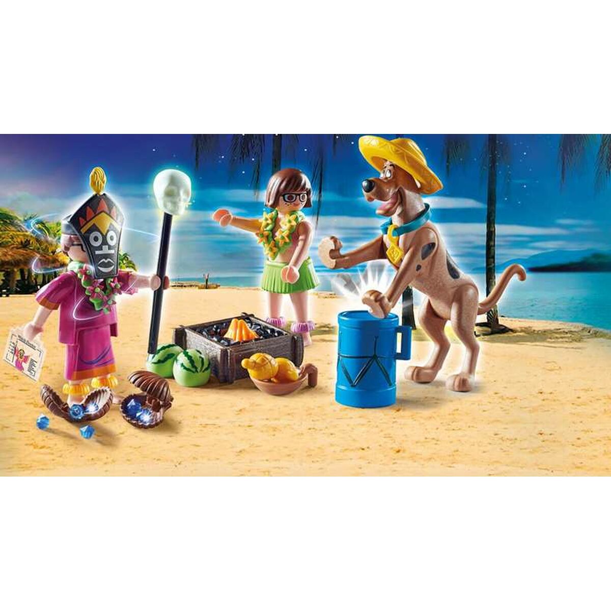 Playset Scooby Doo Aventure med Witch Doctor Playmobil 70707 (46 stk)