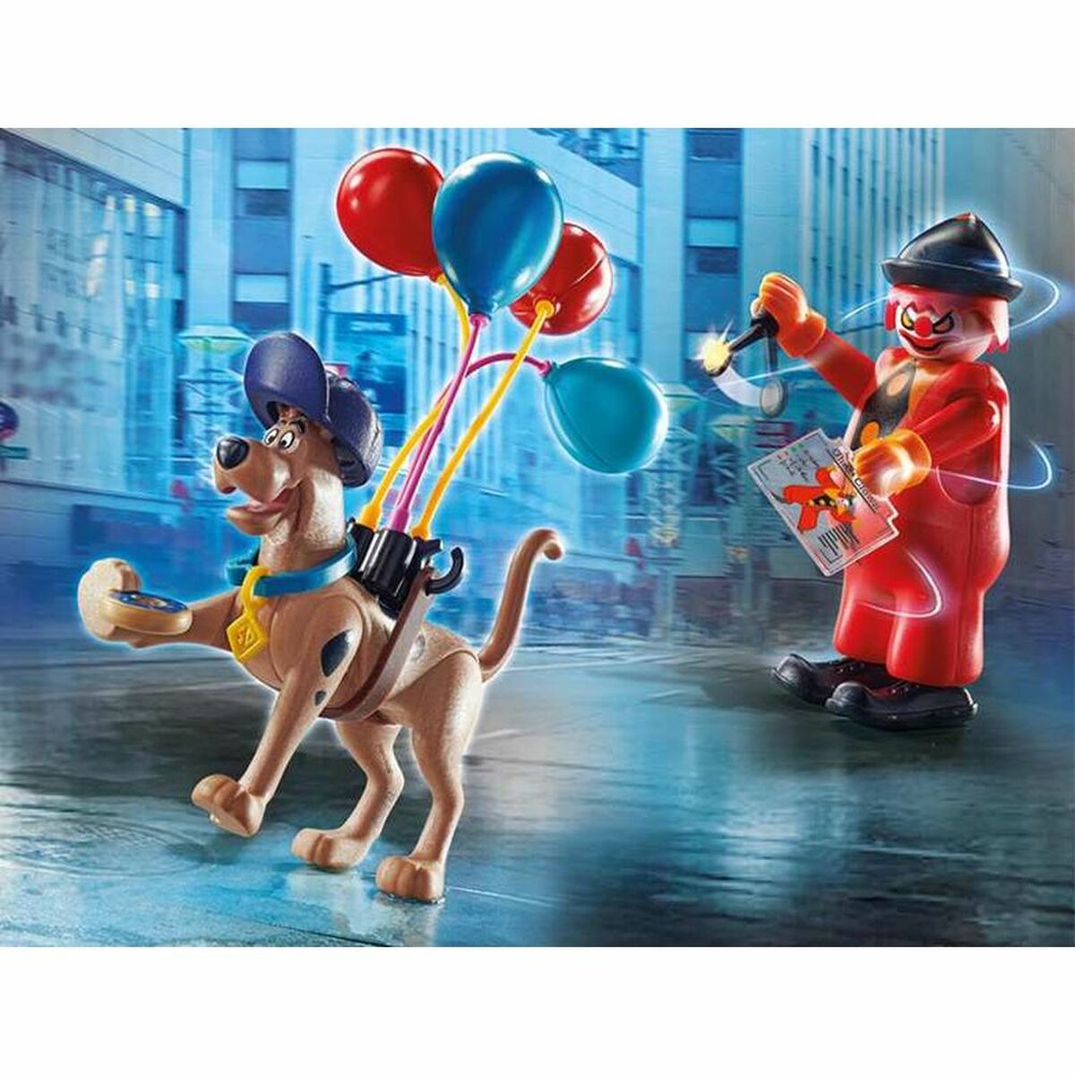 Playset Playmobil Scooby Doo Adventure med Ghost Clown 70710