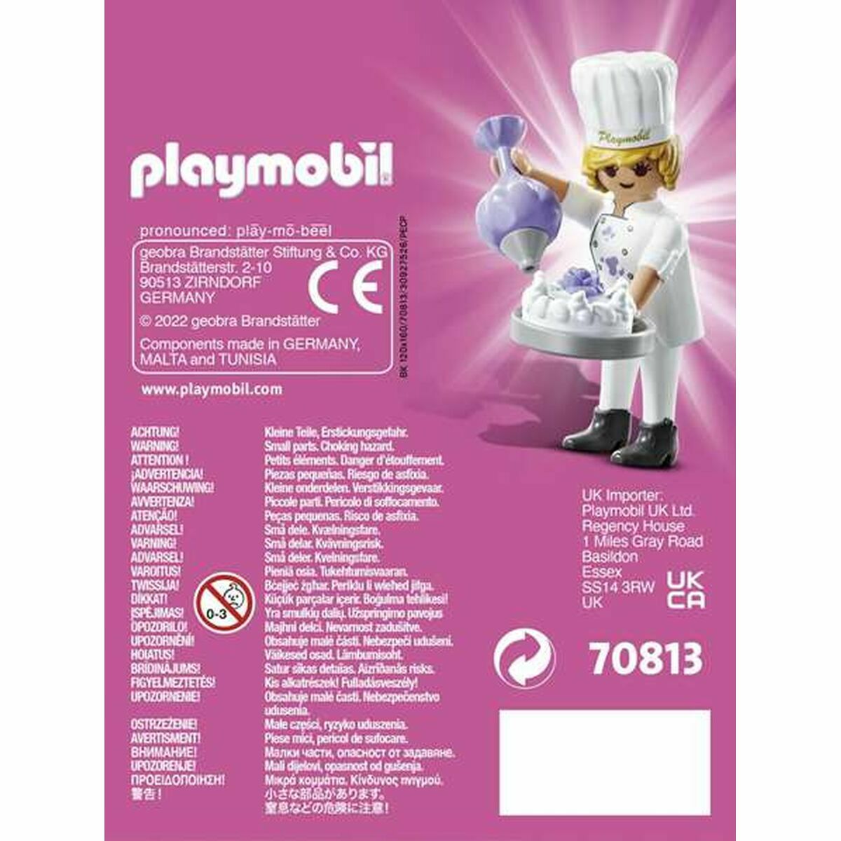 Gemeinsame Figur Playmobil Playmo-Friends 70813 Konditor (5 PCs)