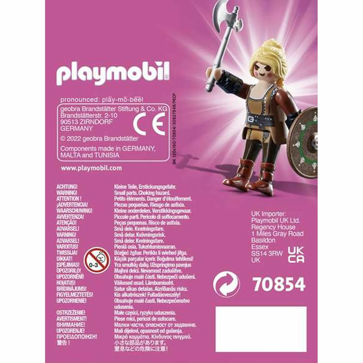 Figura articulada PlayMobil Playmo-Friends 70854 Viking femenino (5 PC)