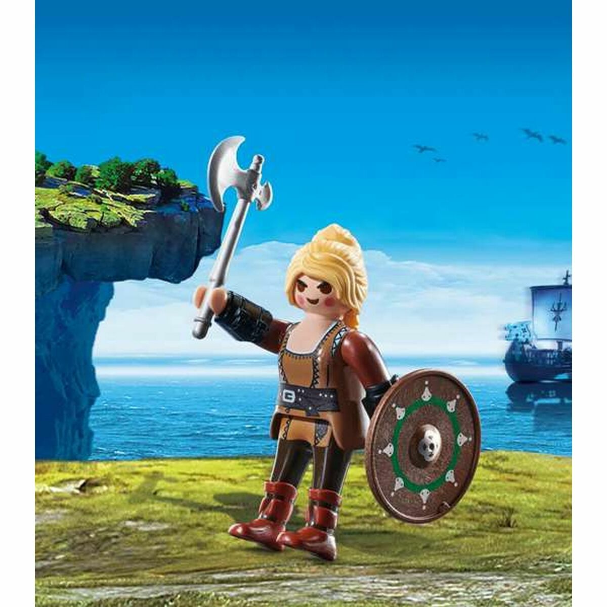 Figura conjunta PlayMobil Playmo-Friends 70854 feminino Viking (5 PCs)