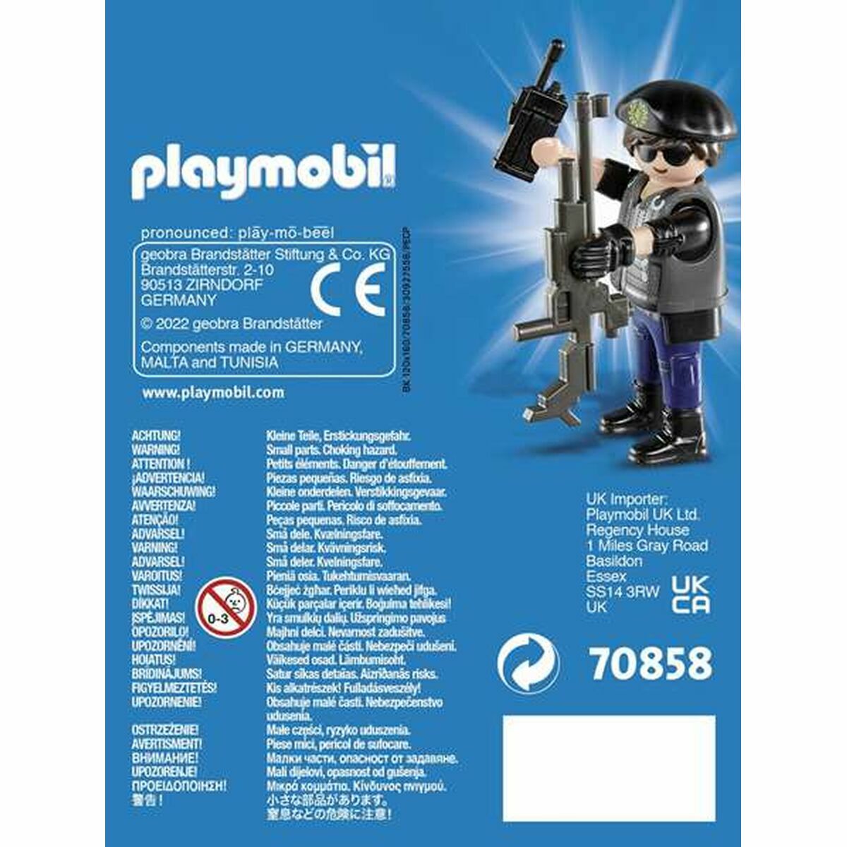 Gemeinsame Figur Playmobil Playmo-Friends 70858 Polizist (5 PCs)