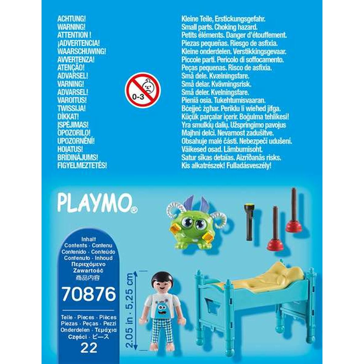 Figura articulada PlayMobil 70876 Crianças Monstro 70876 (22 PCs)