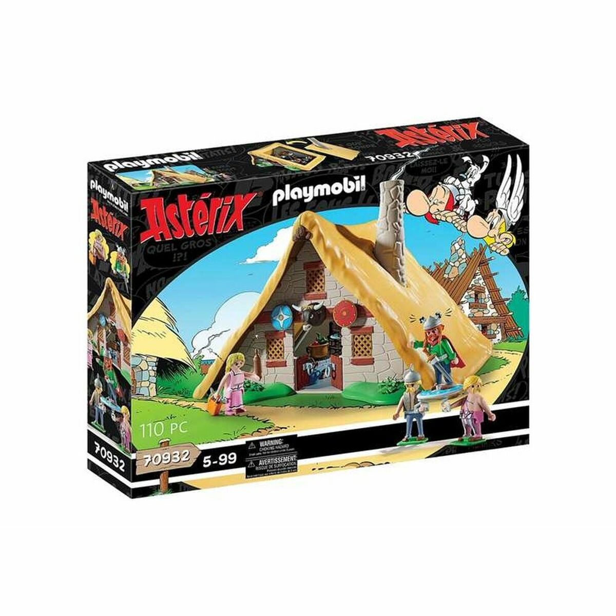 Playset Playmobil Vitalstatitix Hut Astérix 70932 (110 PC)