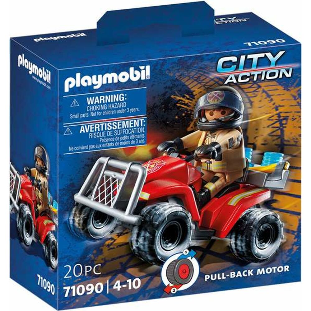 Playset Playmobil City Action Firefighters - Speed ​​Quad 71090