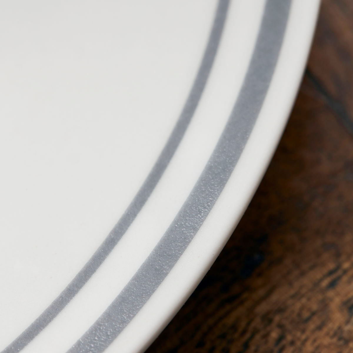 Nicolas Vahe Diner Plate, Nvbistro, Gray