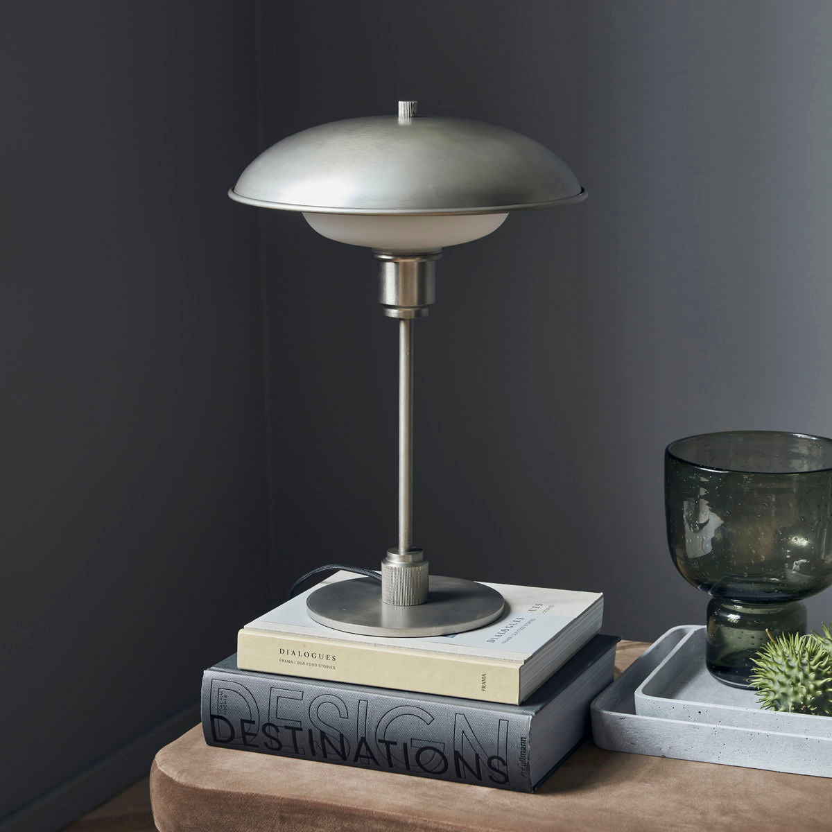 Lampe de table de docteur de maison, hdboston, gunmetal